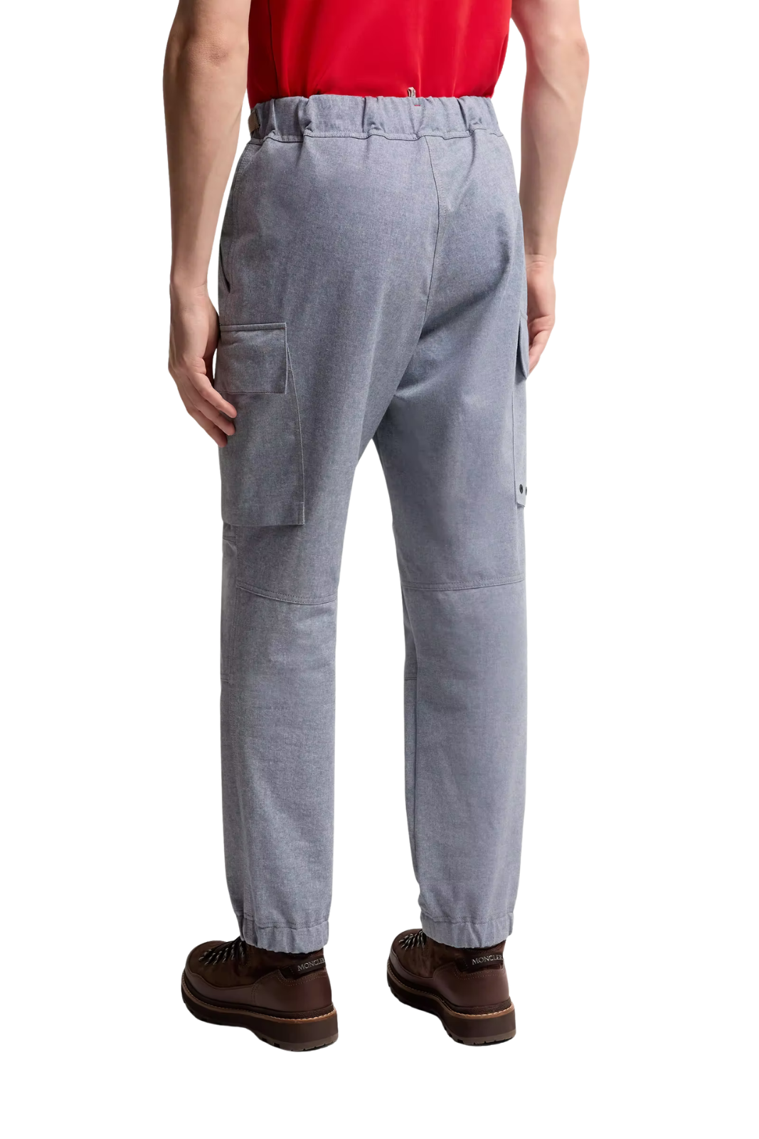 Moncler Chambray Jogging Trousers Grey