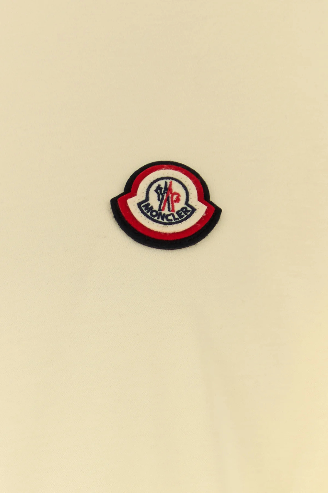 Moncler Cream cotton SS t-shirt