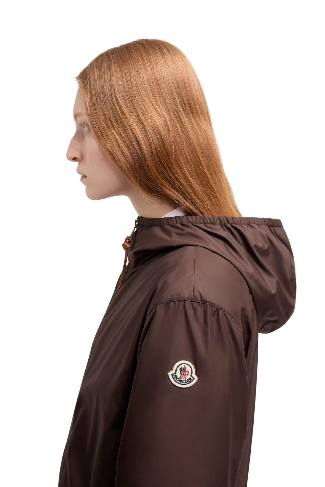 Moncler Fegeos Hooded Brown Women Jacket