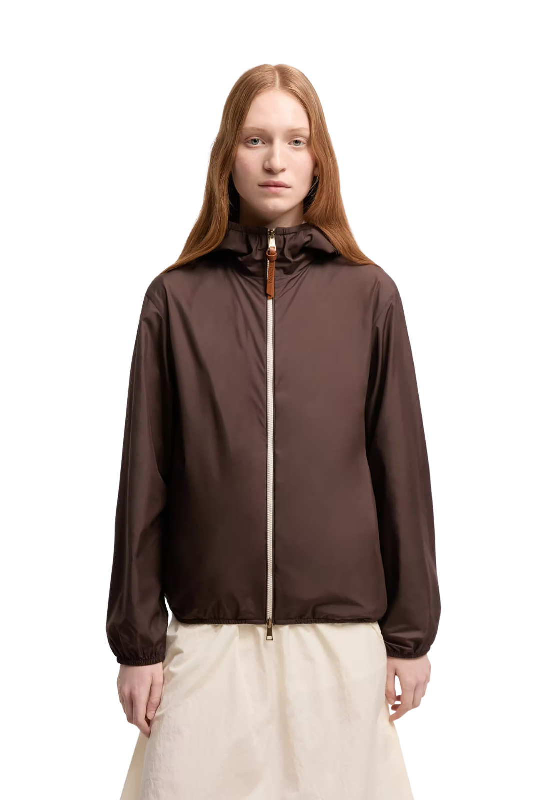 Moncler Fegeos Hooded Brown Women Jacket