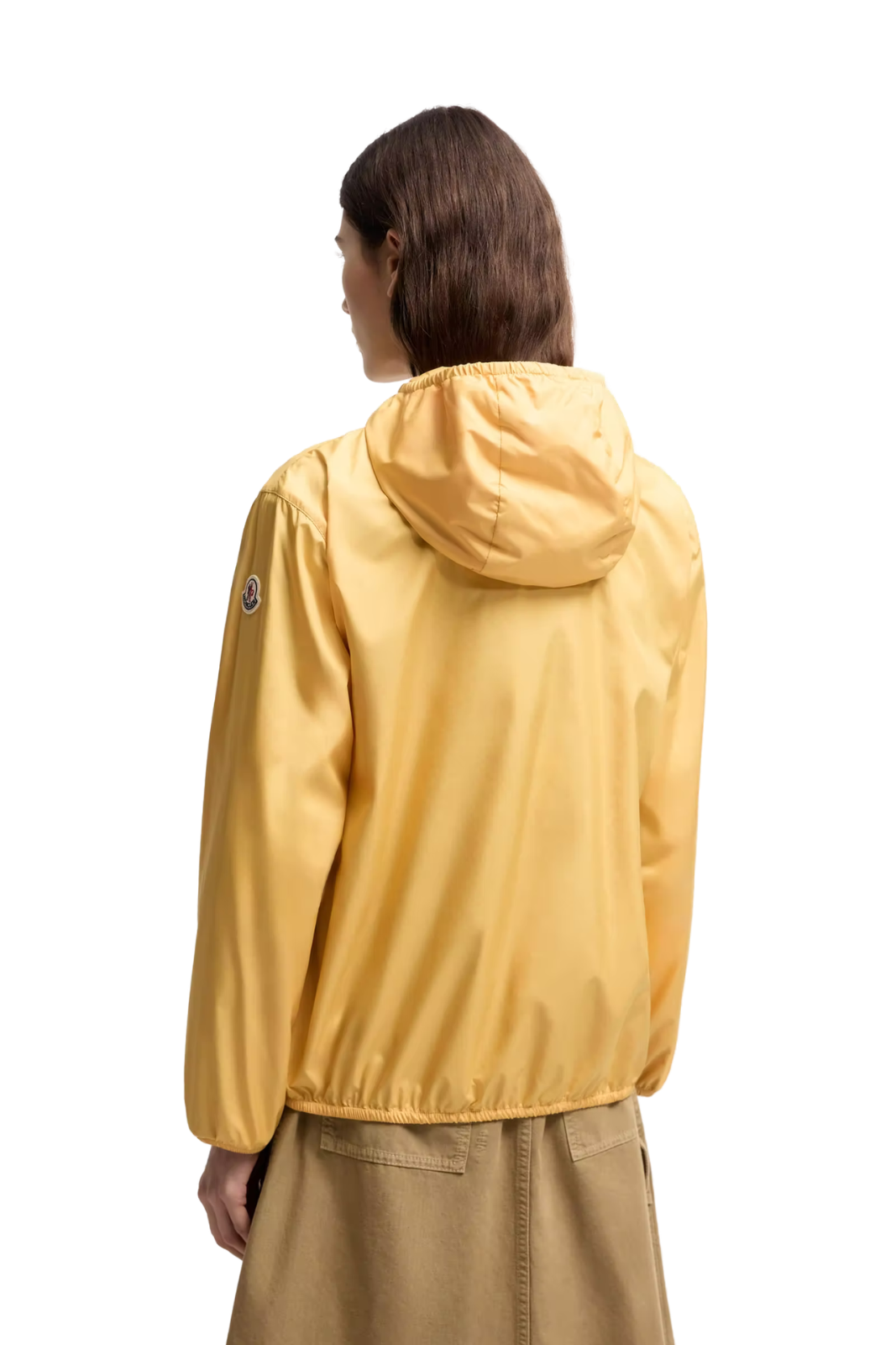 Moncler Fegeos Hooded Women Jacket Yellow