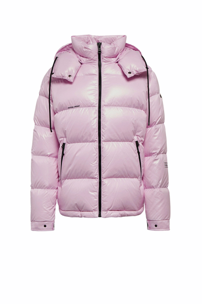Moncler Genius Rickey down pink jacket | Exclusiv la Finery Boutique