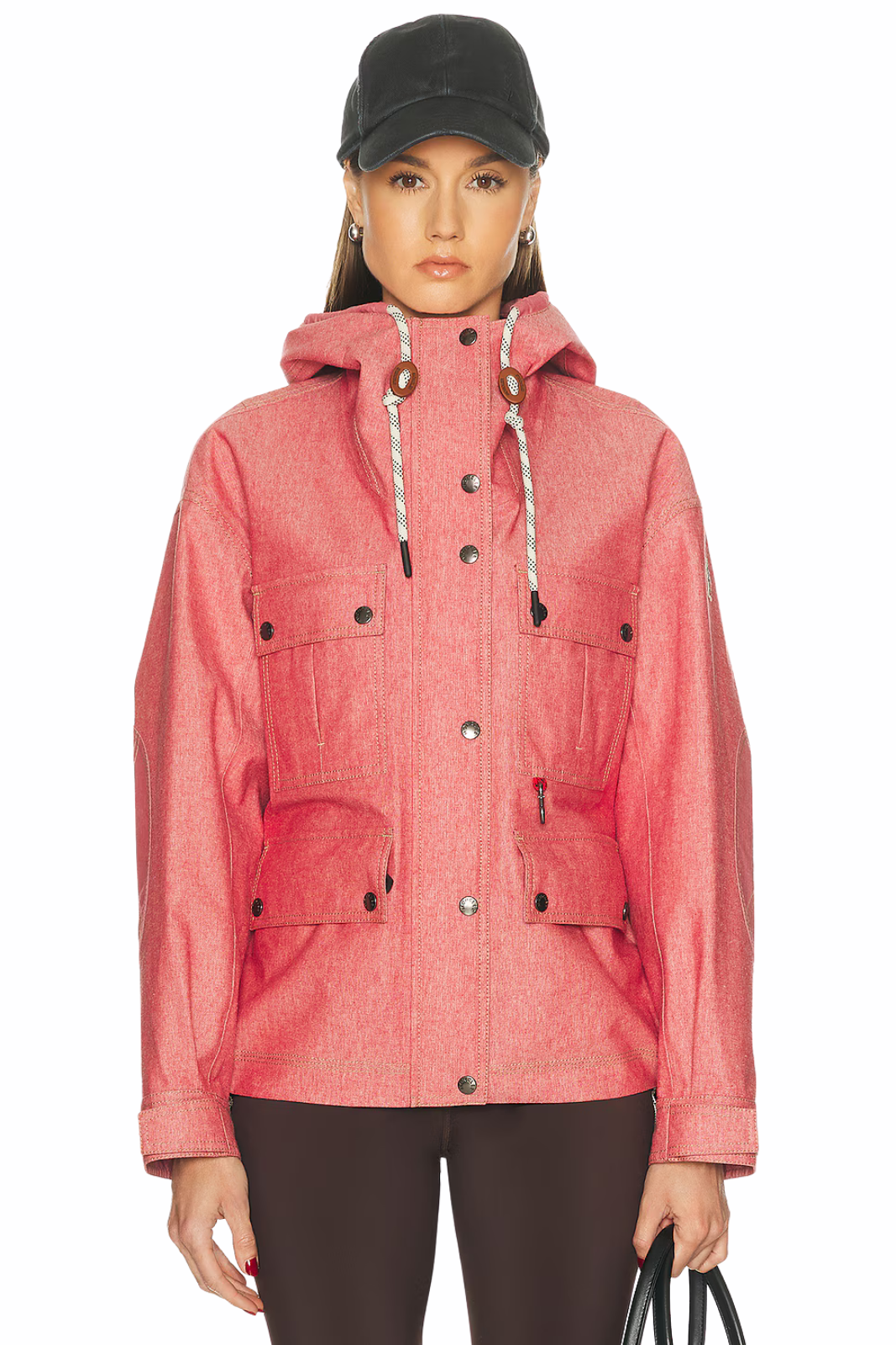 Moncler Grenoble Beziers hooded Red jacket