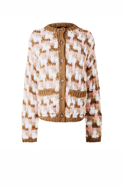 Moncler Grenoble wool Patterned Cardigan | Exclusiv la Finery Boutique