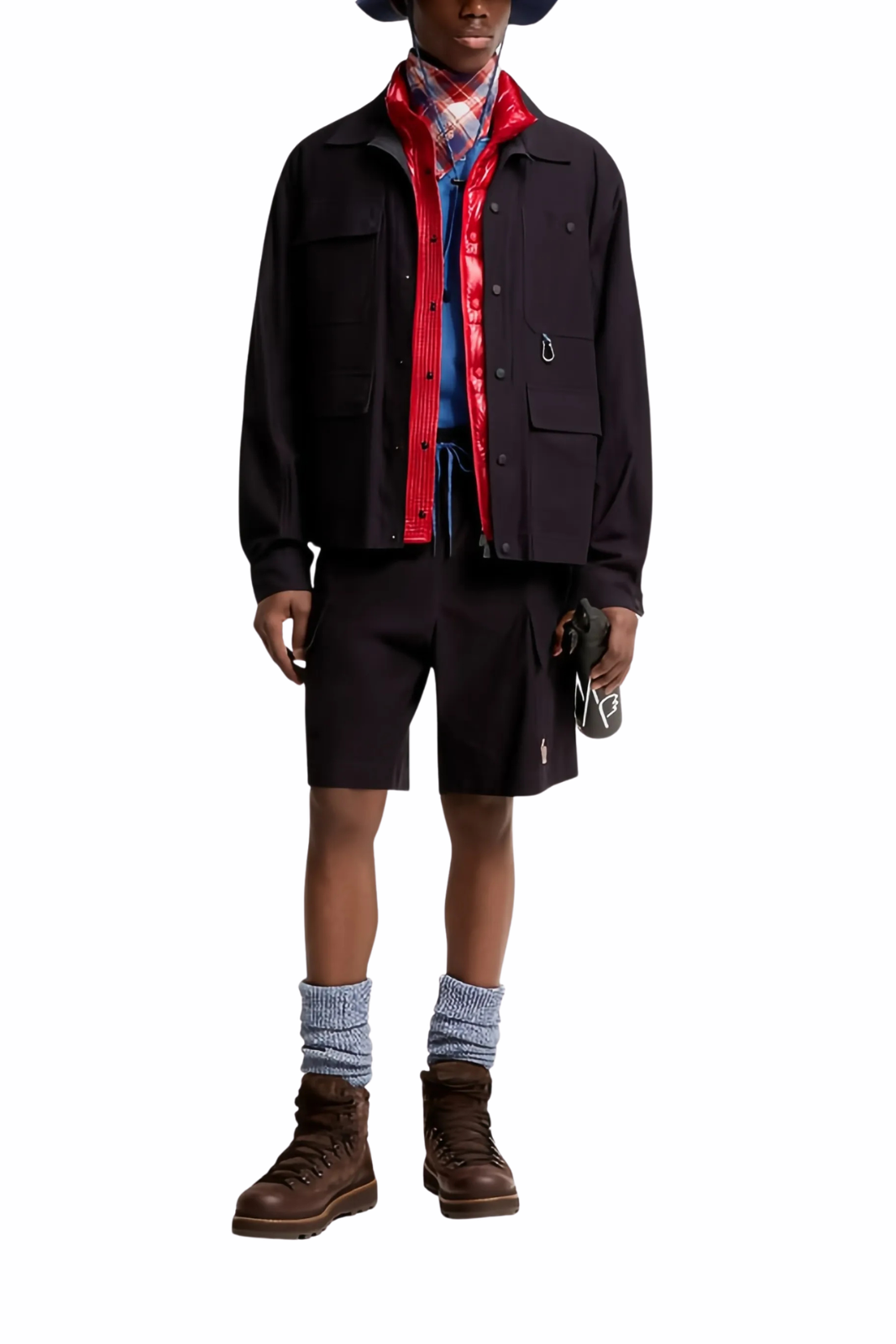 Moncler Grenoble pocket-detail jacket Navy Blue