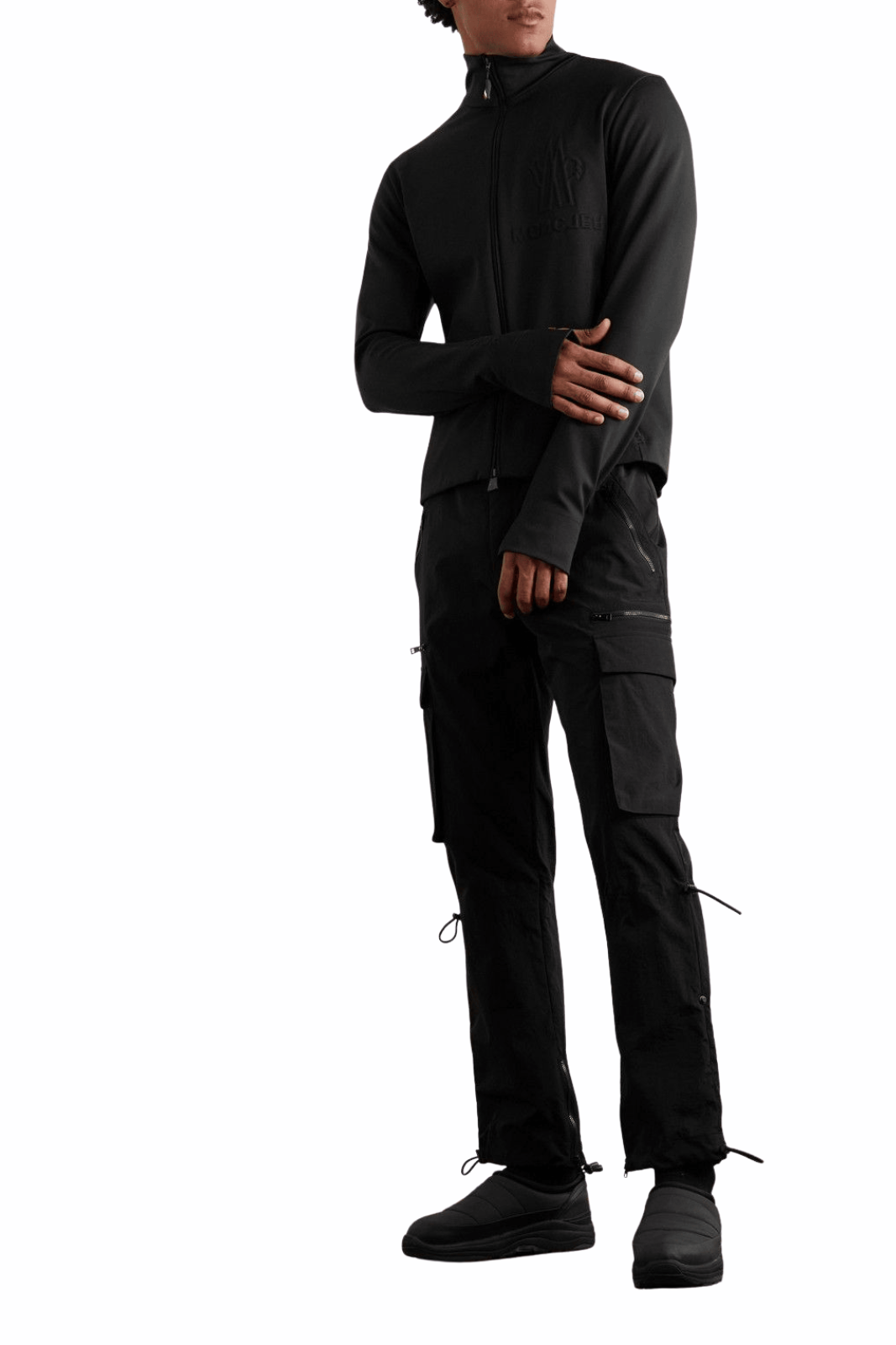 Moncler Grenoble Stretch Jersey Base Layer Black