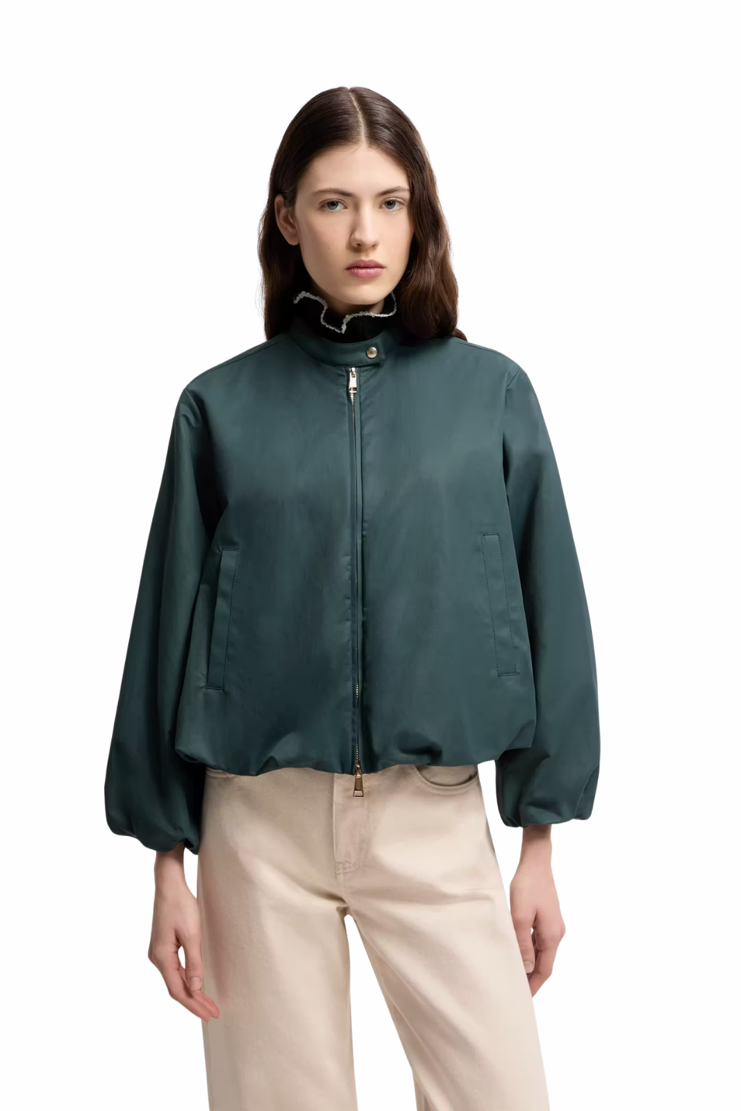 Moncler Gruissan Padded Jacket Teal Blue
