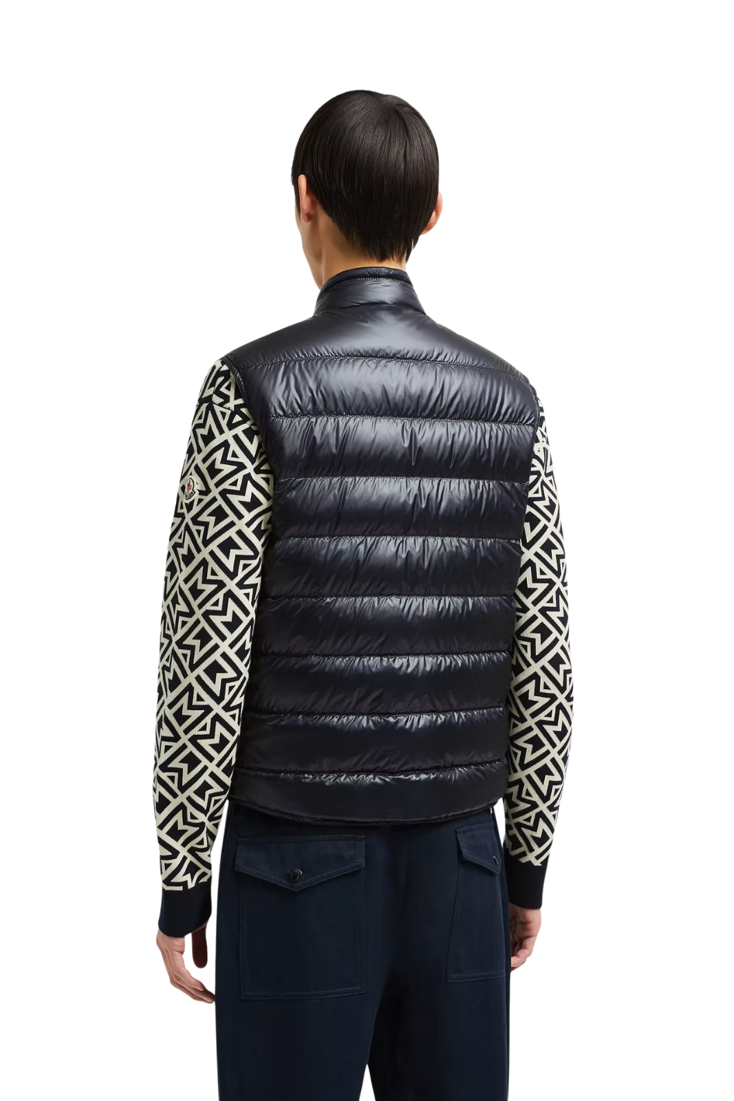 Moncler Gui Packable Down Navy Men Gilet