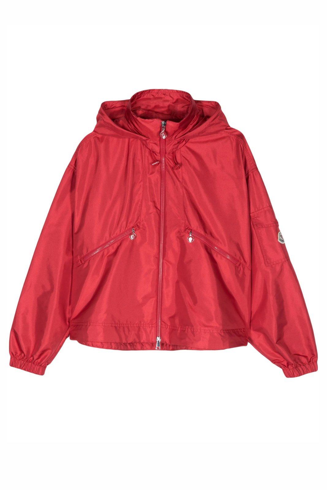Moncler Black Hemar Jacket Red