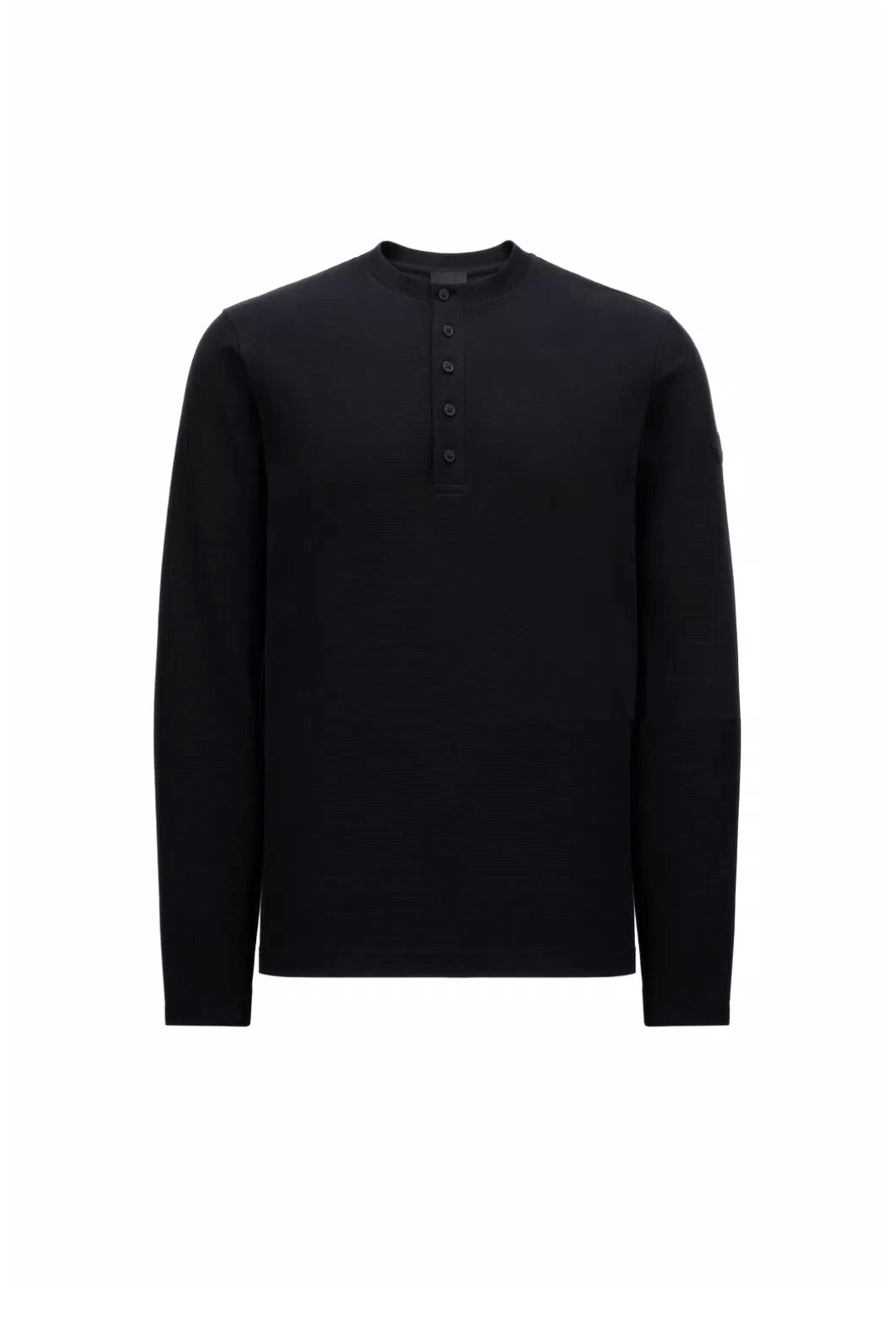 Moncler Logo Long Sleeve T-Shirt Dark Blue