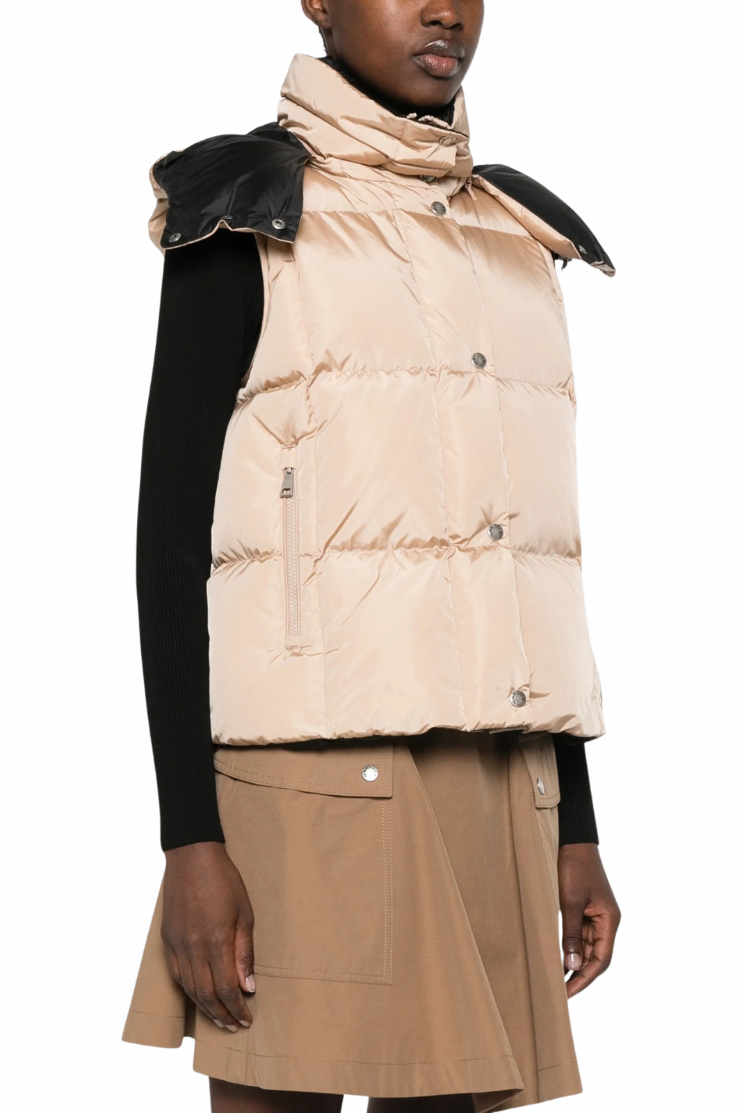 Moncler Macareux down vest Beige