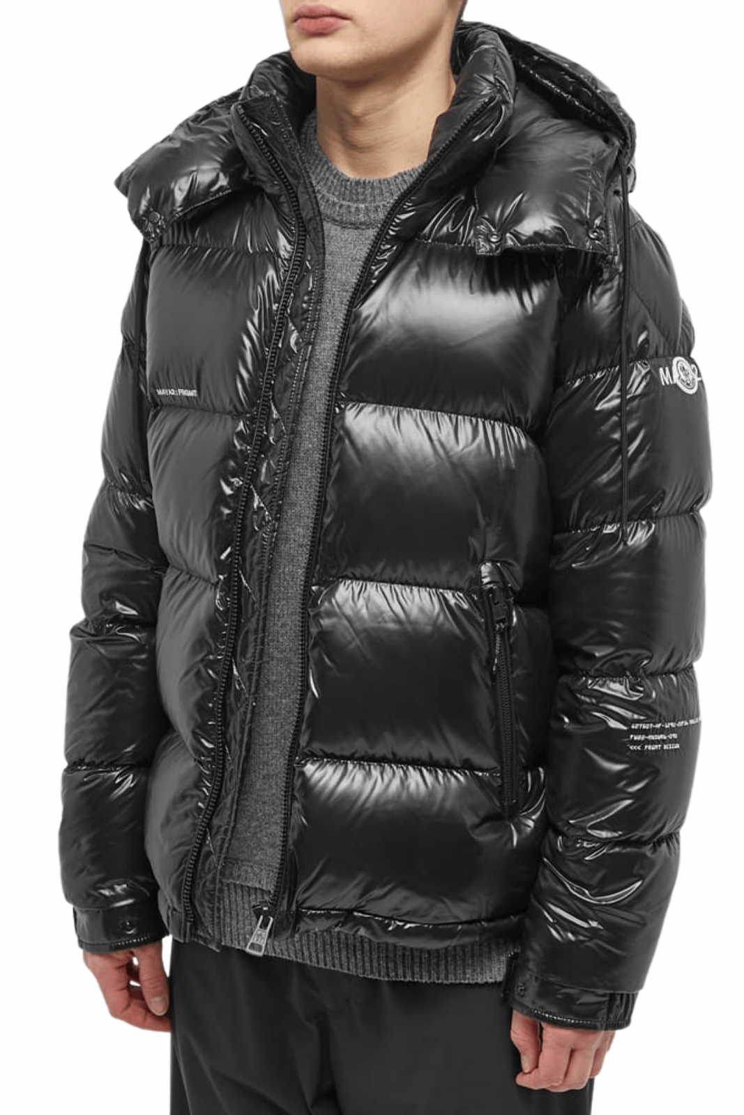 Moncler Men's Genius Fragment Rickey Down Jacket in Black