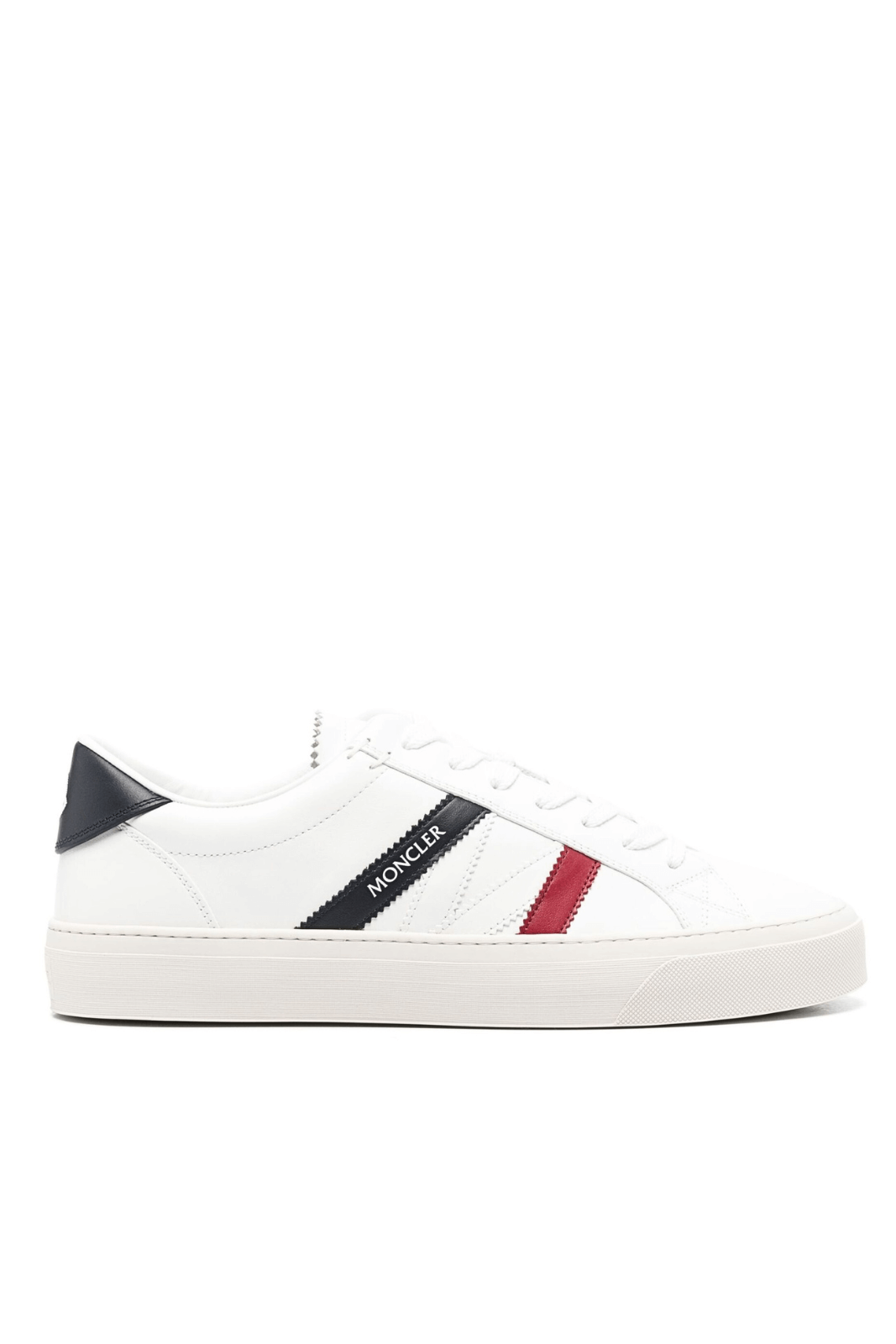 Moncler Monaco 2 leather White sneakers for men