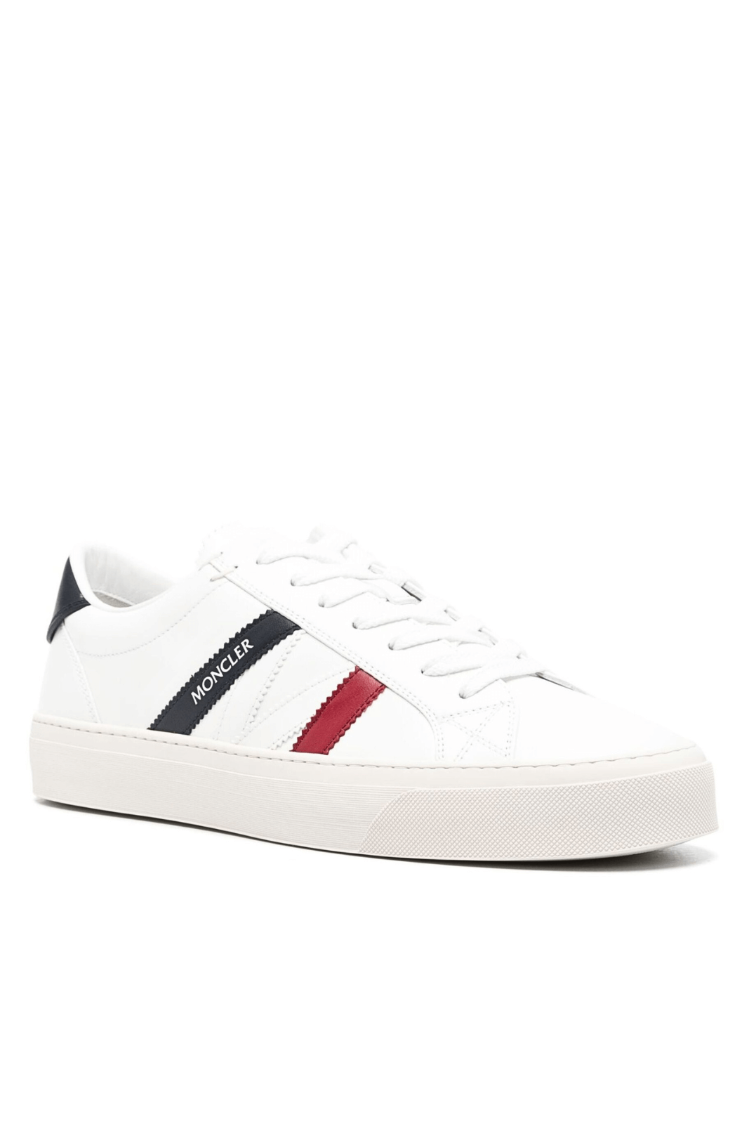 Moncler Monaco 2 leather White sneakers for men