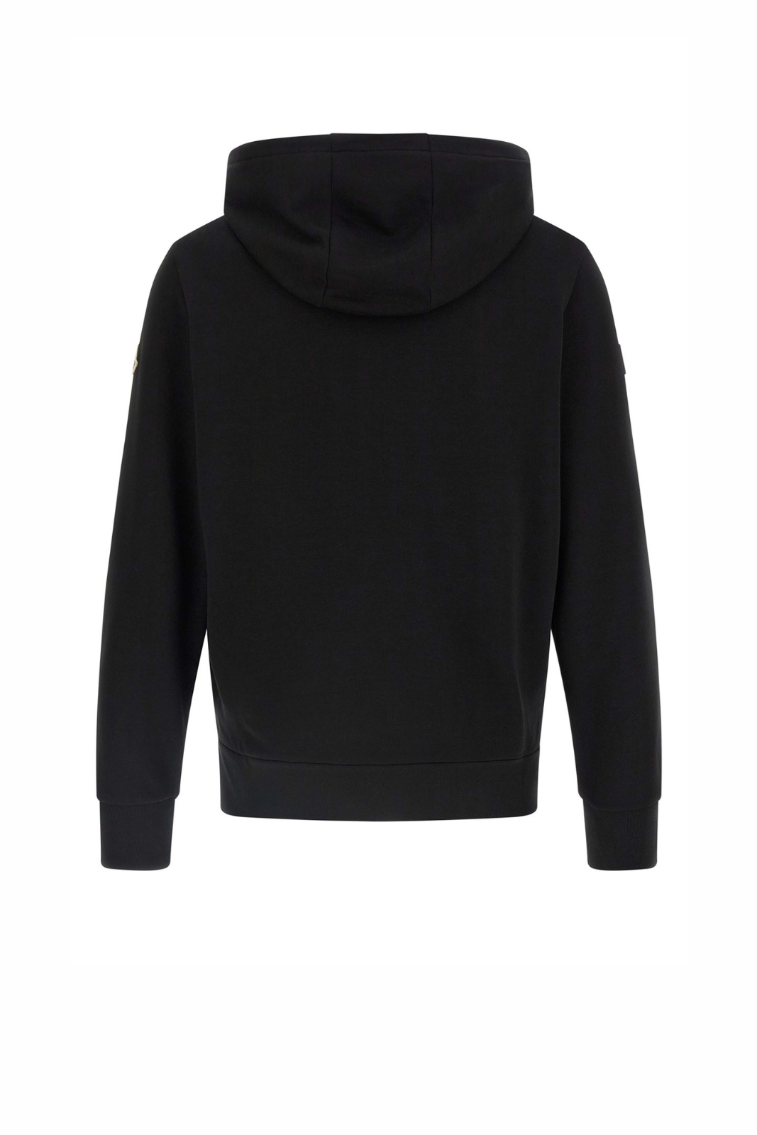 Moncler Nylon insert zip-up hoodie Black
