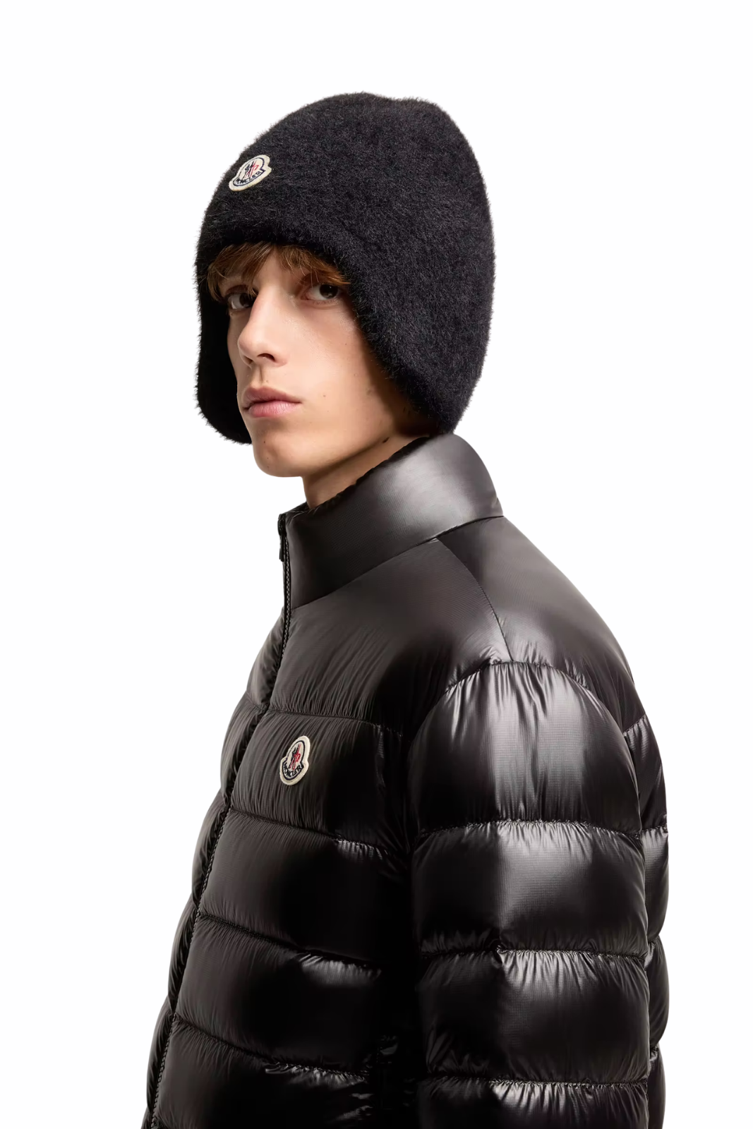 Moncler Sergesta short foldable down jacket Black