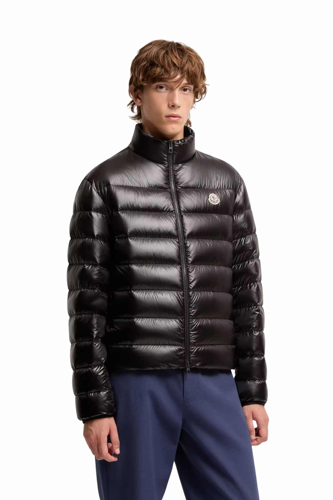 Moncler Sergesta short foldable down jacket Black