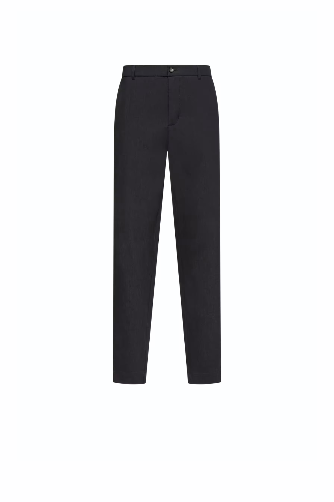 Moncler Technical Linen Blend Navy Trousers