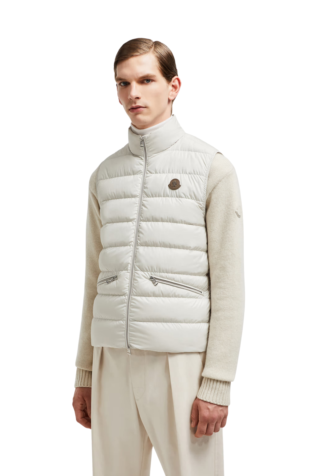 Moncler Treompan Down Gilet beige