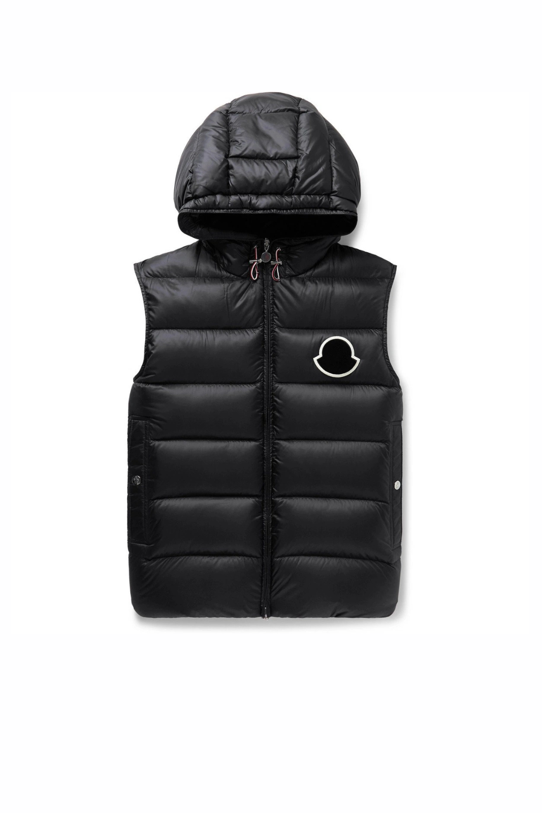 Moncler Vanoise Logo-Appliquéd Down Gilet Black