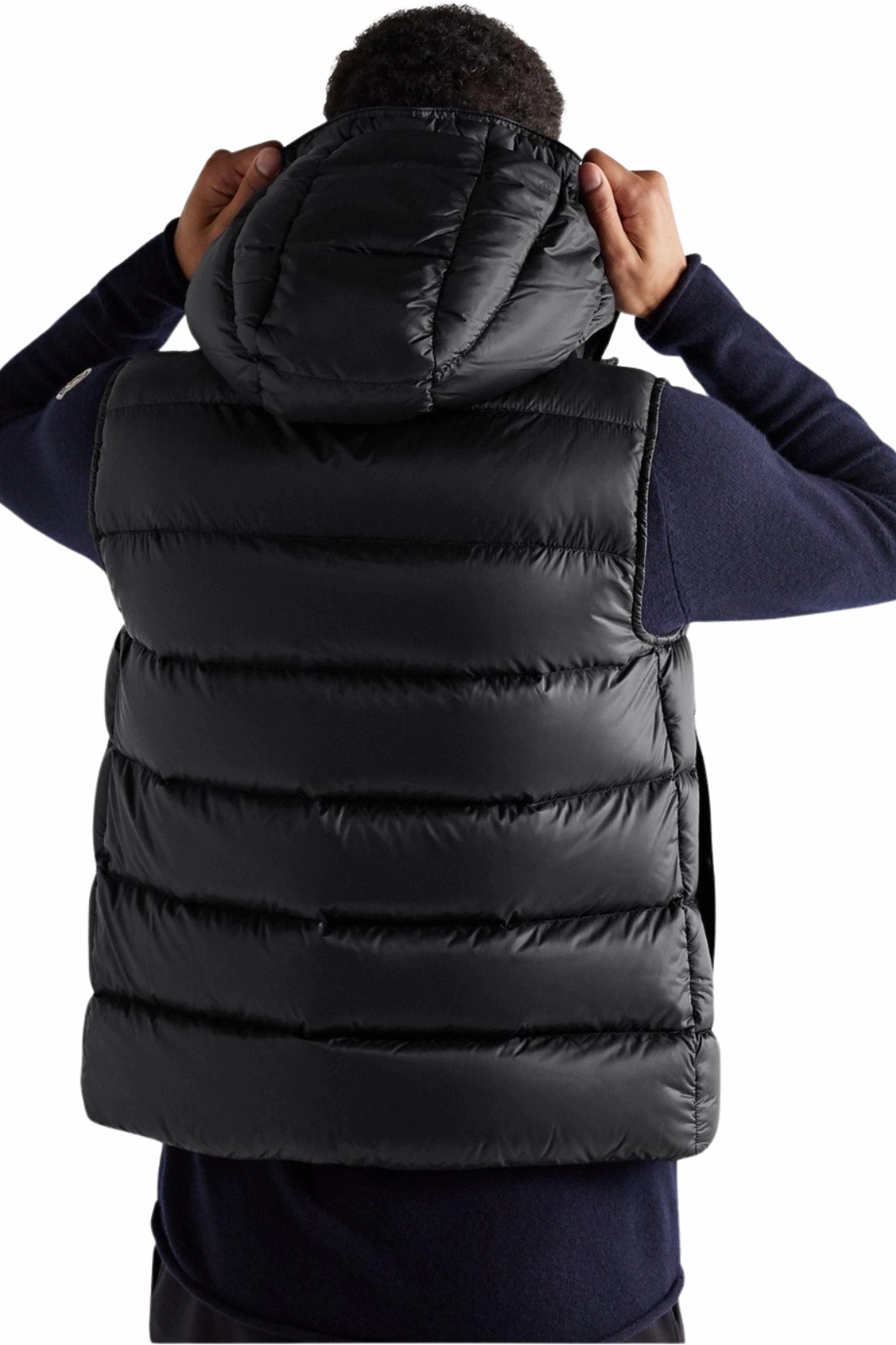 Moncler Vanoise Logo-Appliquéd Down Gilet Black