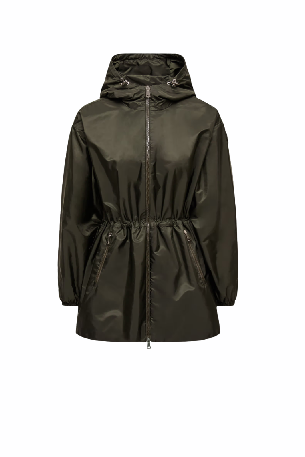Moncler Wete Hooded Jacket dark green for woman