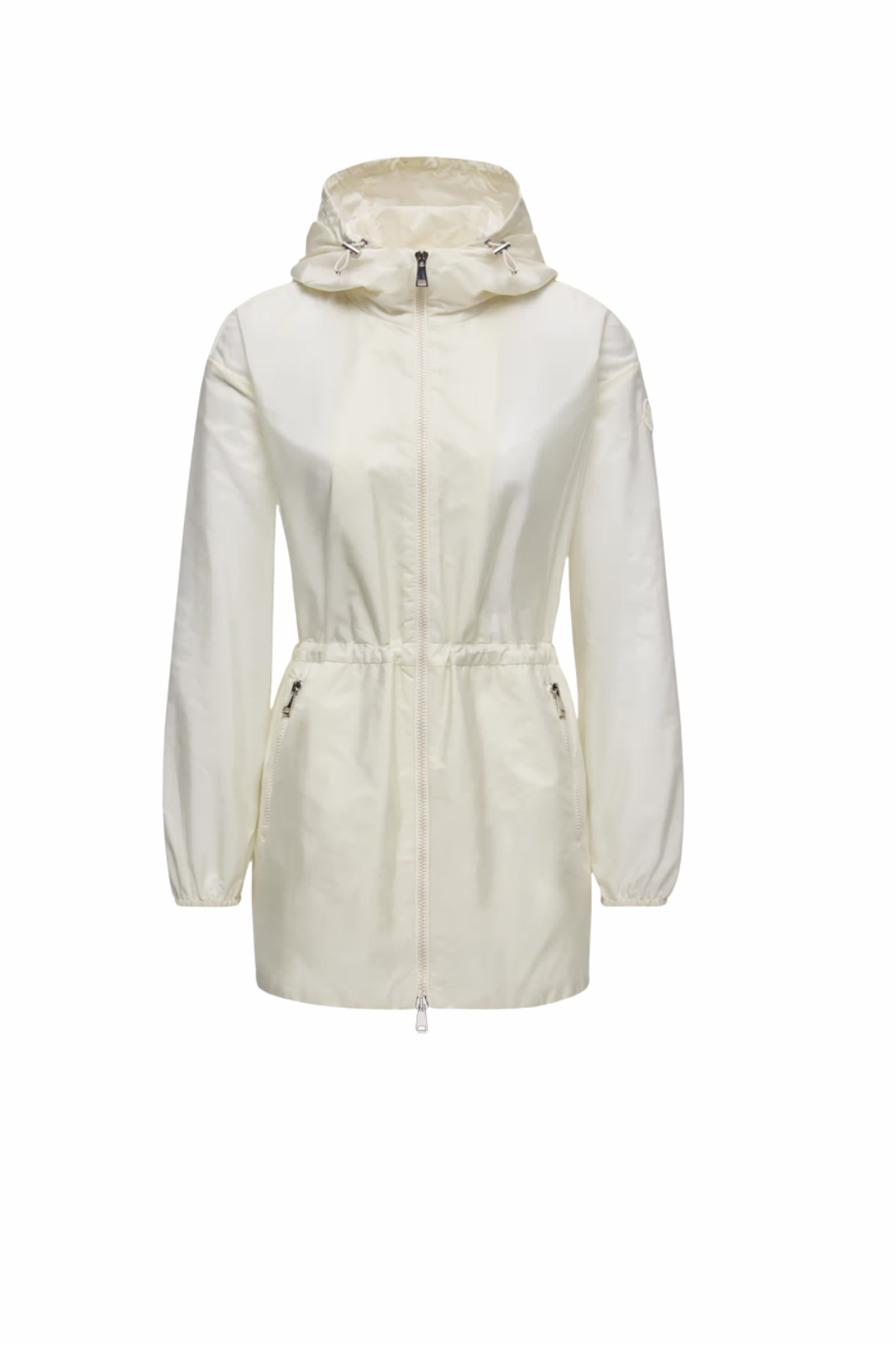Moncler Wete Hooded Jacket white for woman