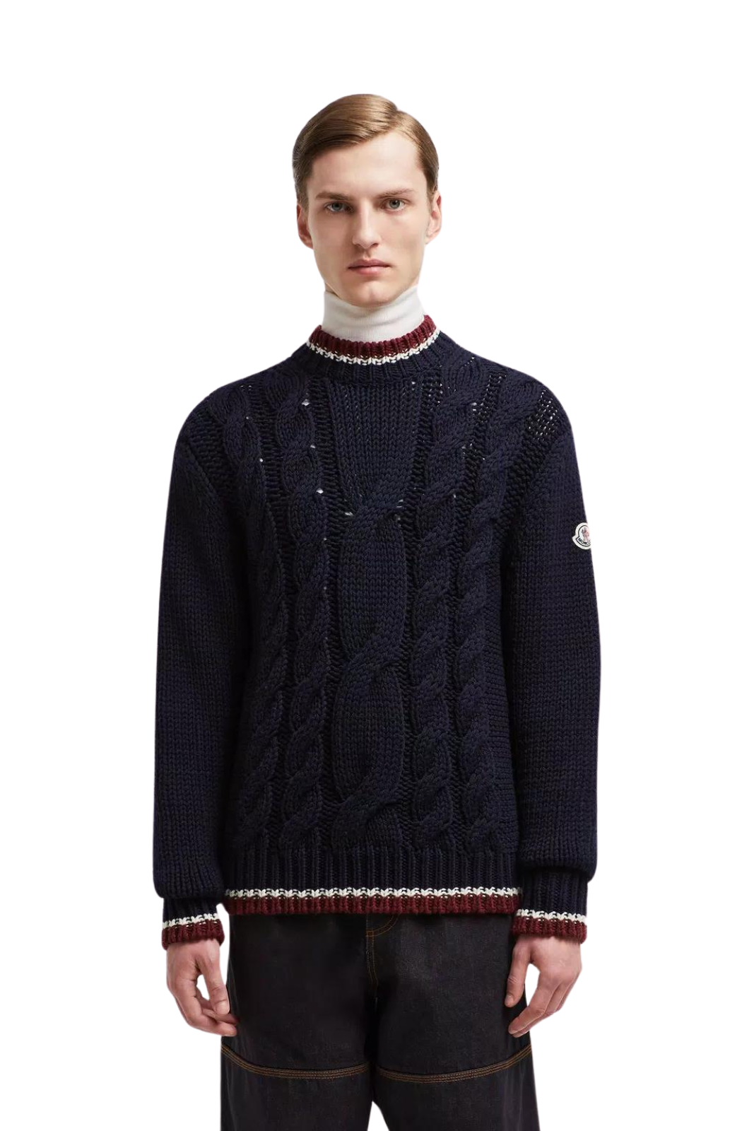 Moncler Wool Jumper Navy