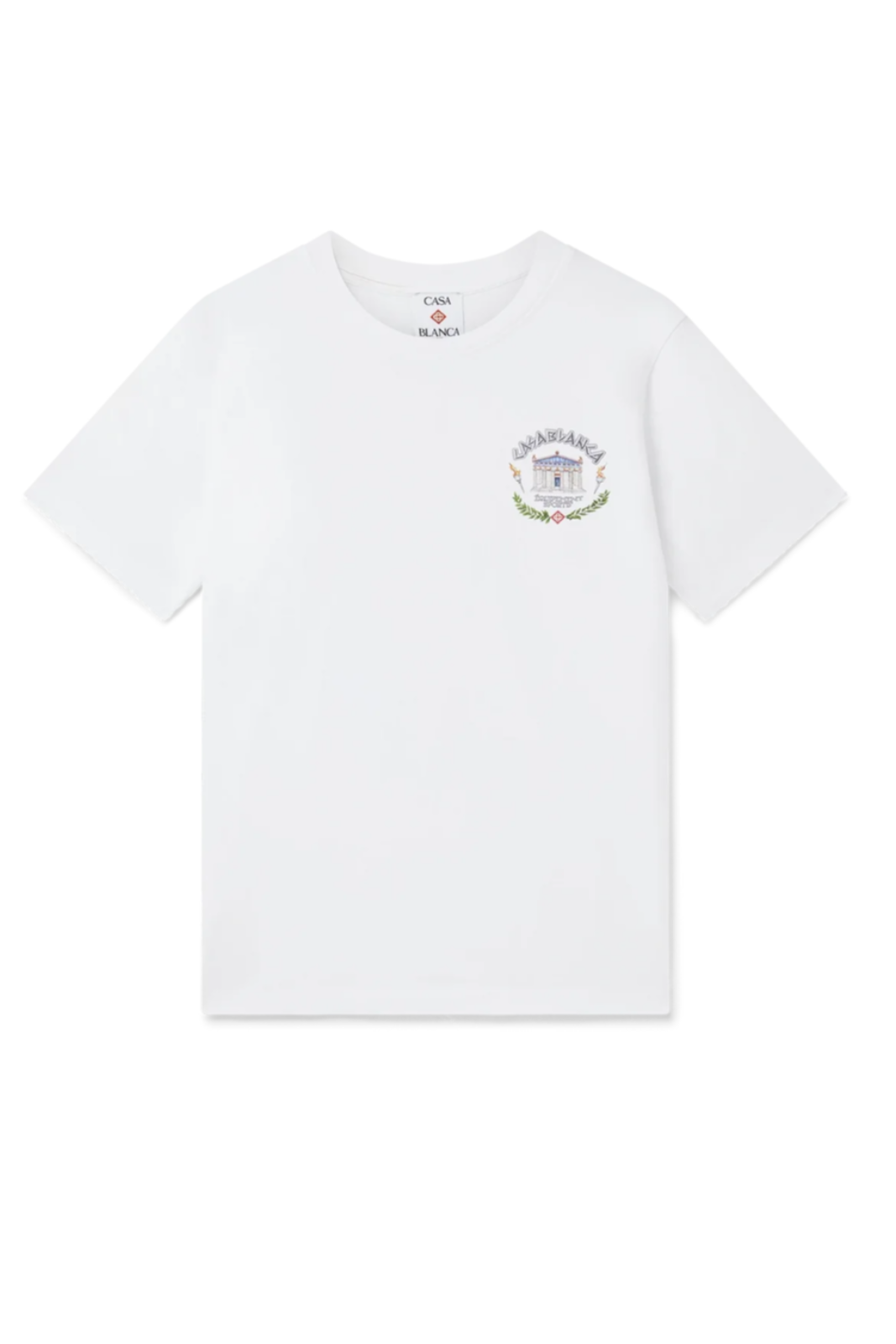Casablanca Le Temple Du Sport T-Shirt White Men