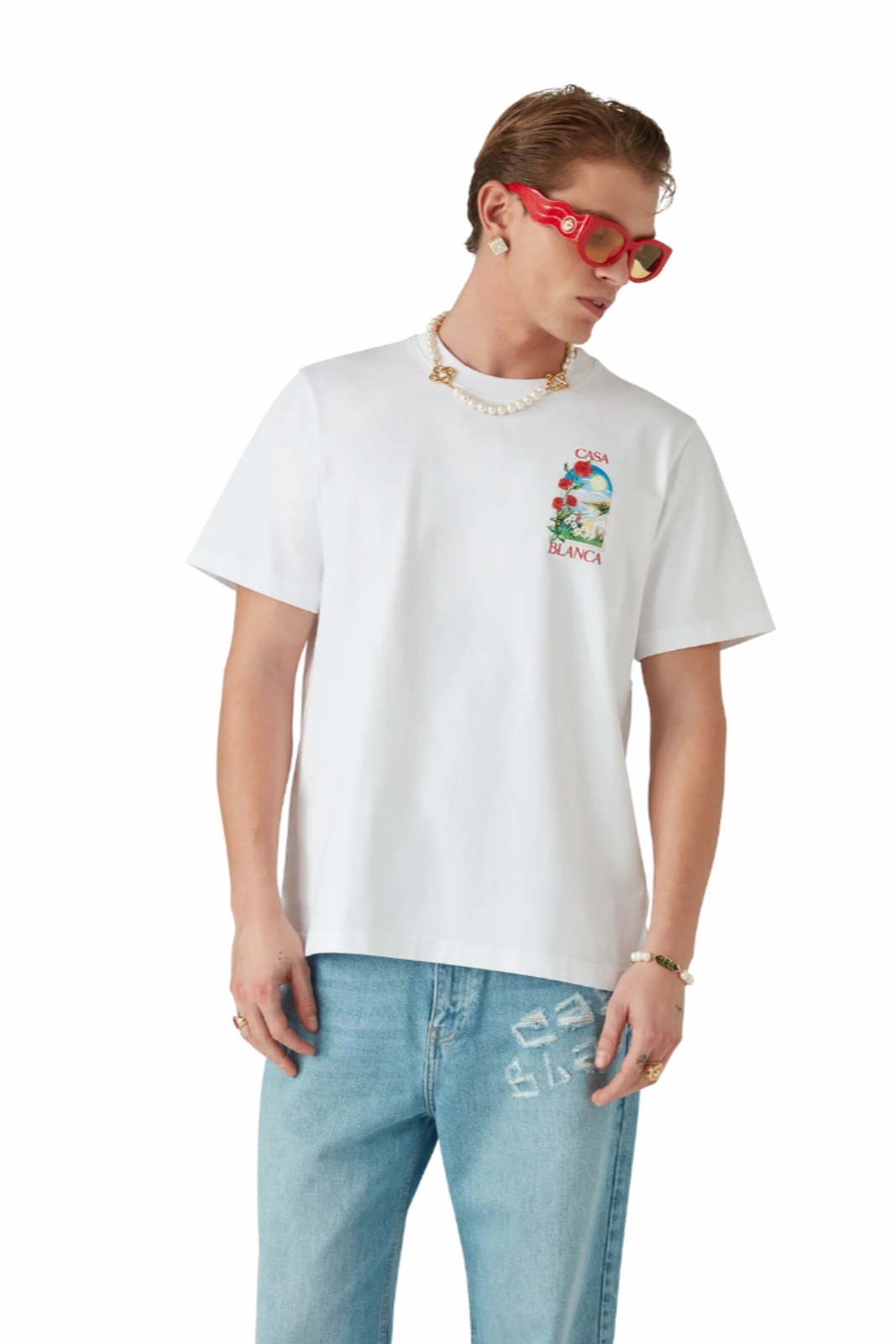 Casablanca The LA Days white t-shirt