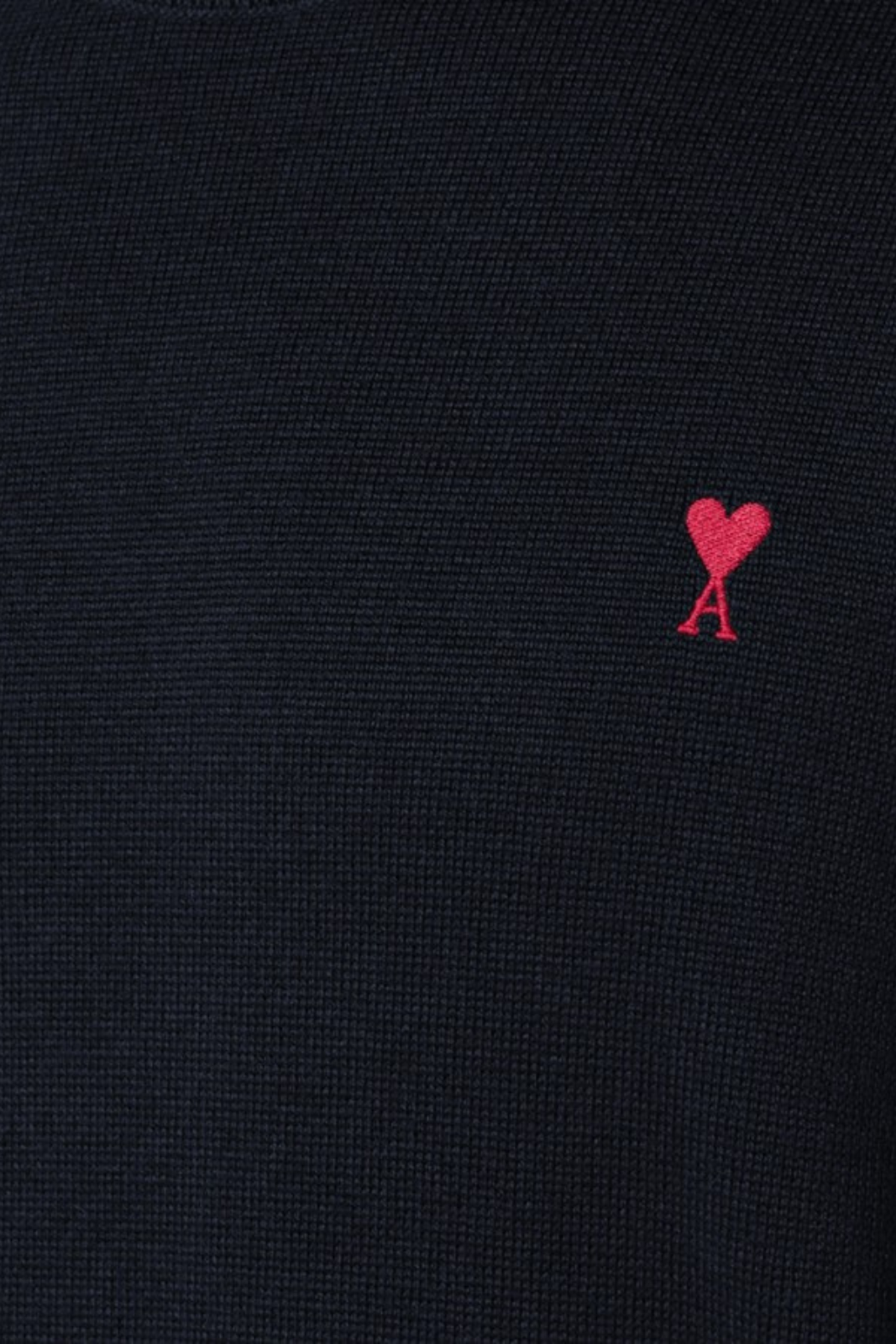 Ami Paris Navy blue turtleneck sweater Ami De Coeur