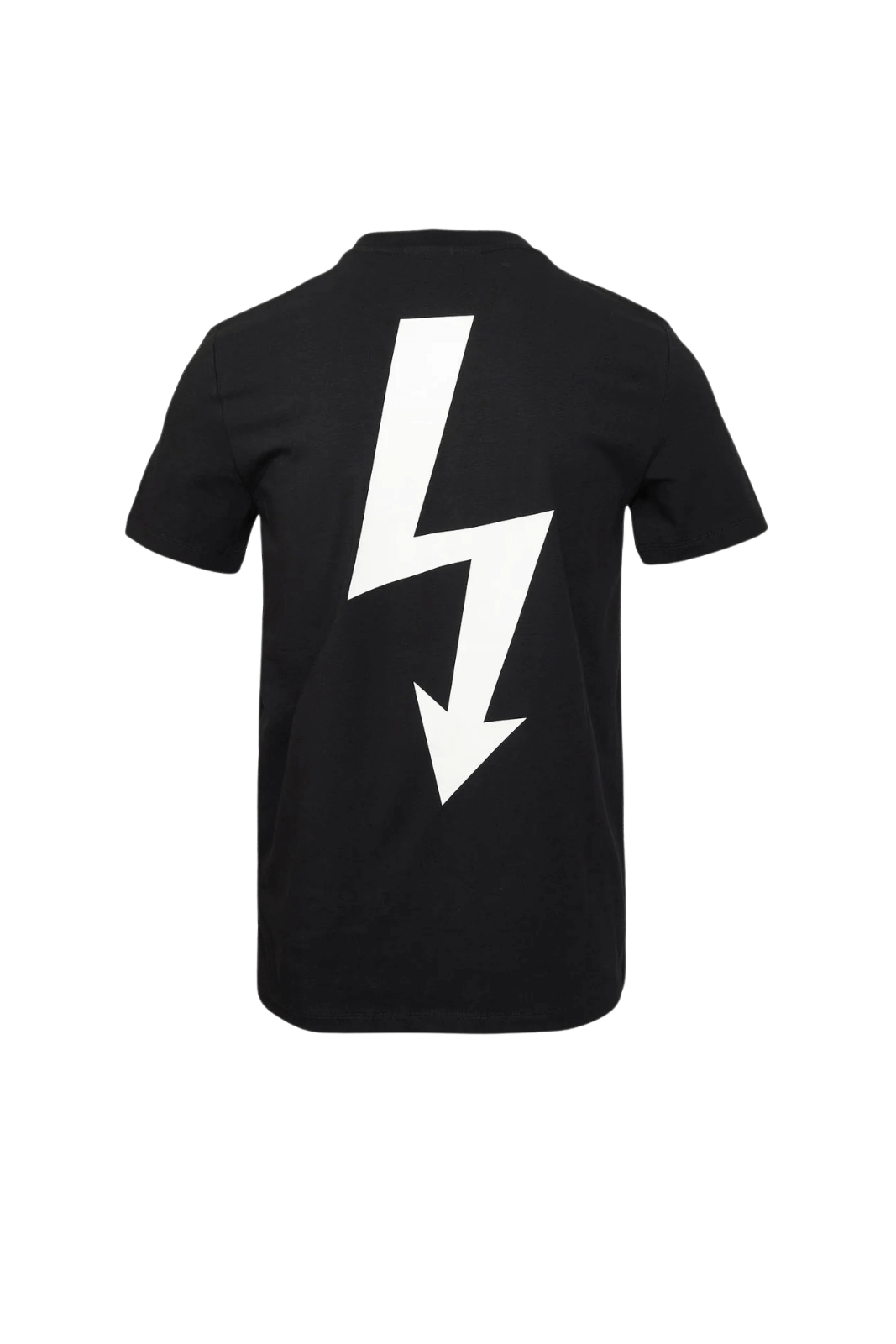 Neil Barrett Logo Arrow Bolt Black White T-Shirt