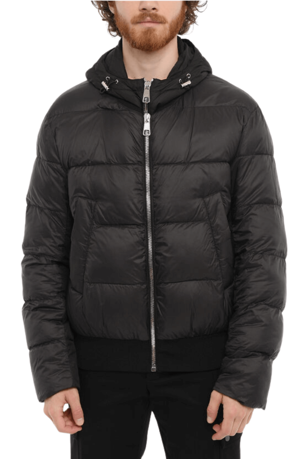 Neil Barrett Penfield Padded Bomber Jacket with Removable Chest Piece in Black