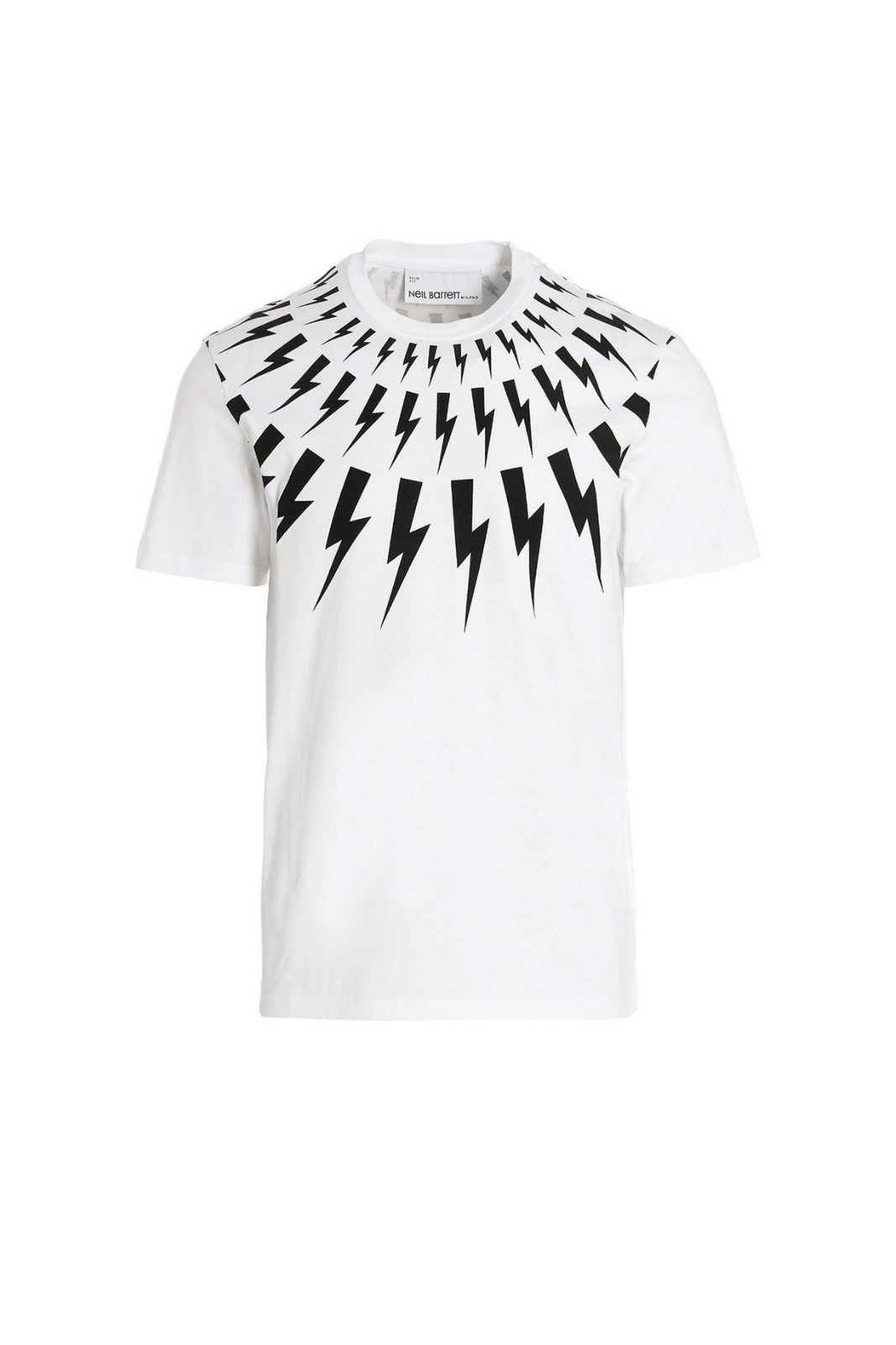 Neil Barrett T-shirt Colour White, black thunder