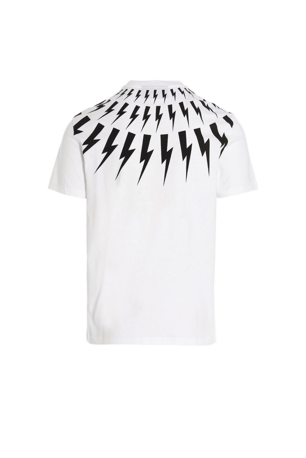 Neil Barrett T-shirt Colour White, black thunder