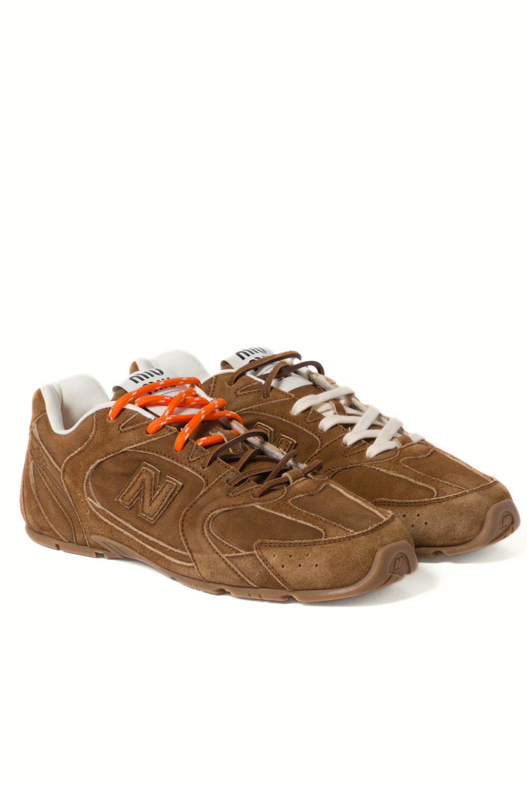 MIU MIU New Balance X Miu Miu 530 SL suede sneakers Cinnamon