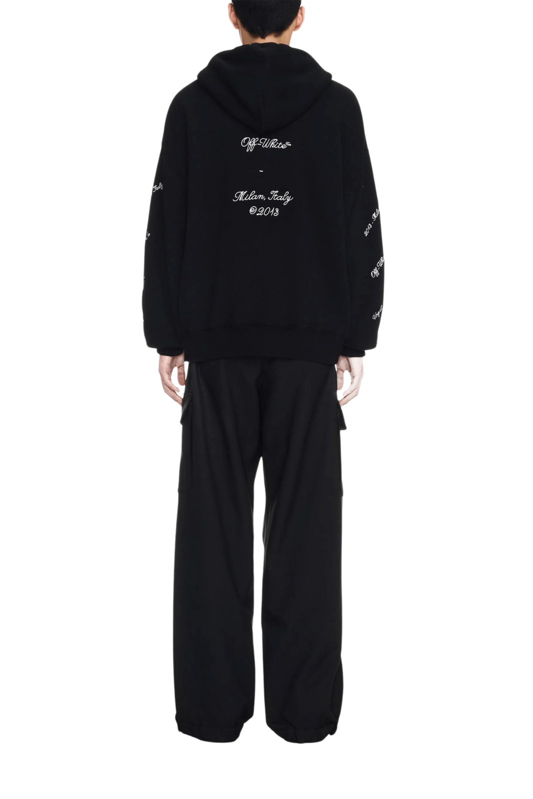 Off-White 23 Skate logo-embroidered hoodie