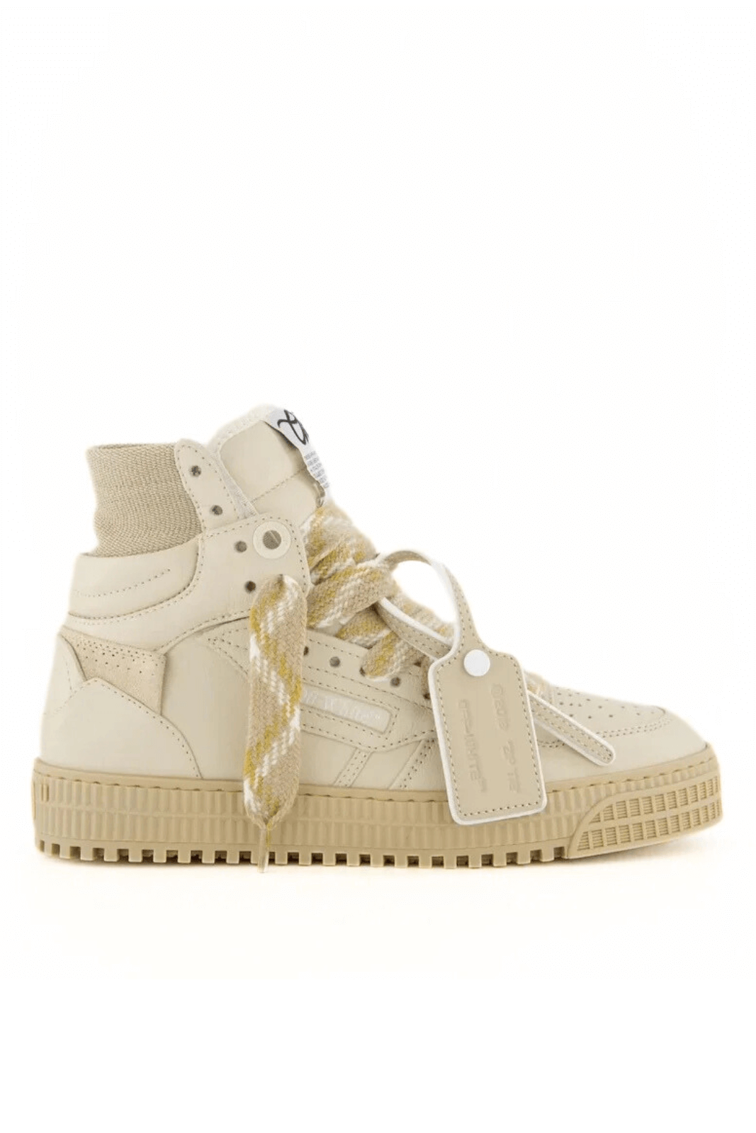 Off-White 3.0 Off Court Beige Mustard Yellow Insert sneakers