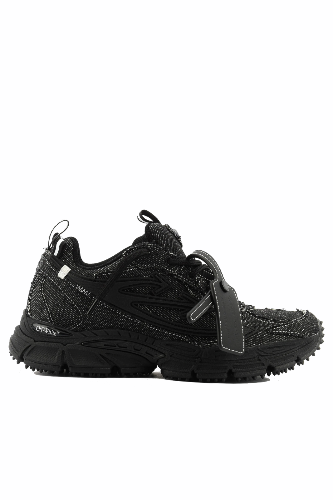 Off-White Be Right Back denim sneakers Negru
