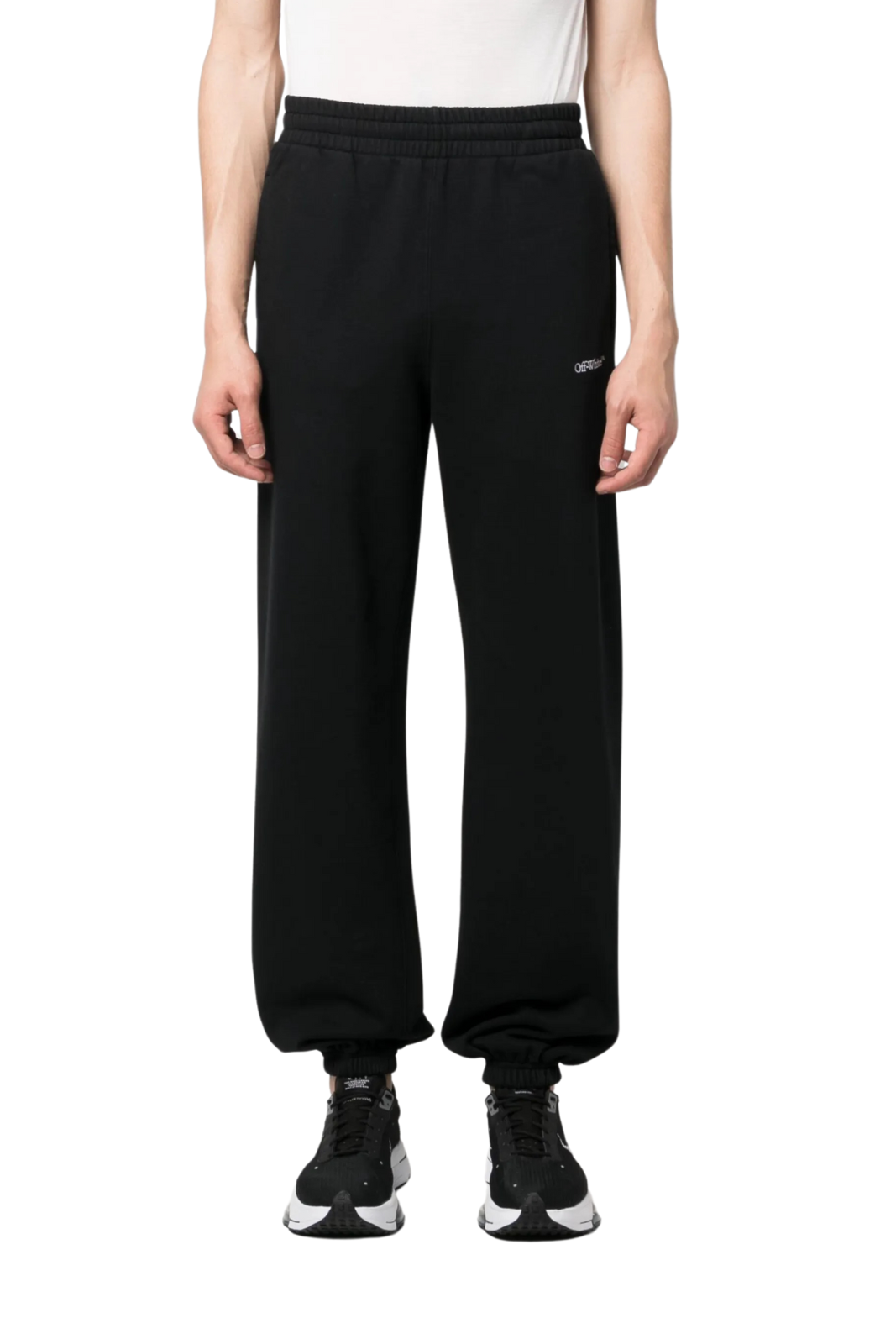 Off-White Diag-print track pants Black for men