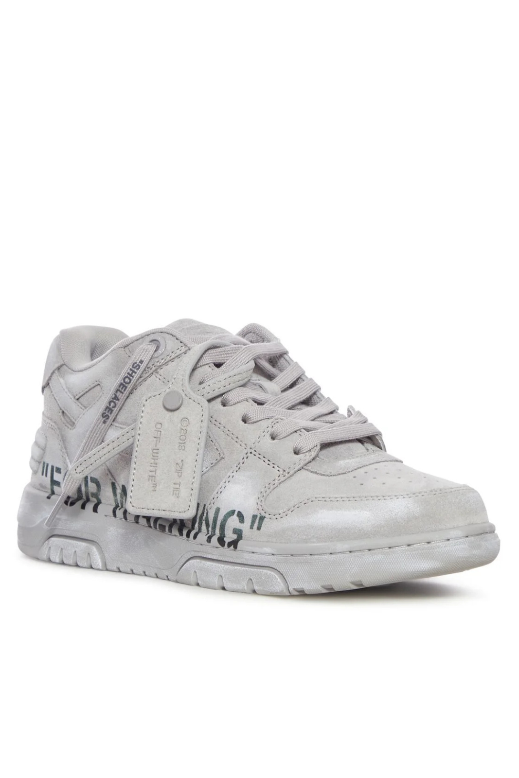 Off-White For Walking Lace-Up Sneakers Grey