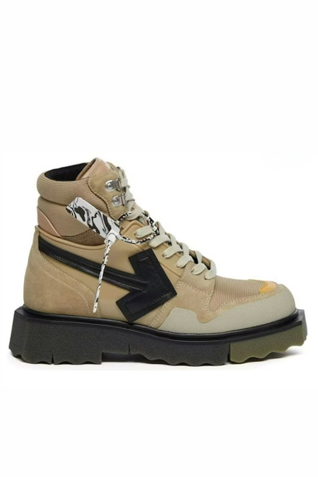 Off-White Hiking Sneaker Boot Beige