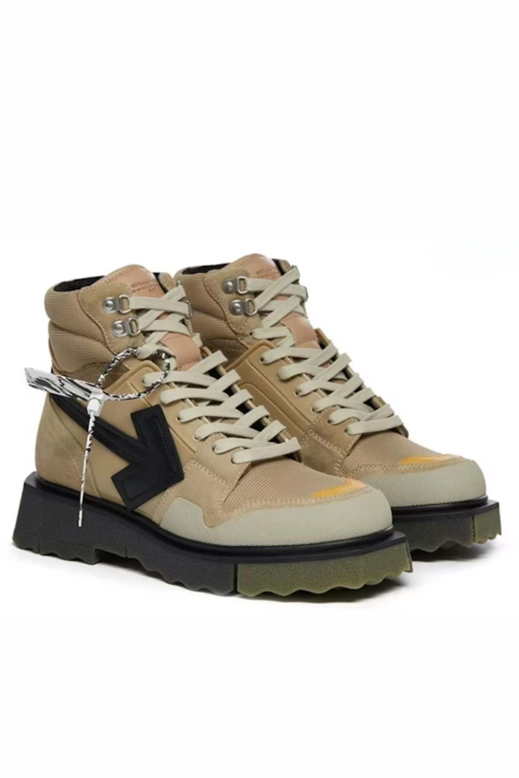 Off-White Hiking Sneaker Boot Beige