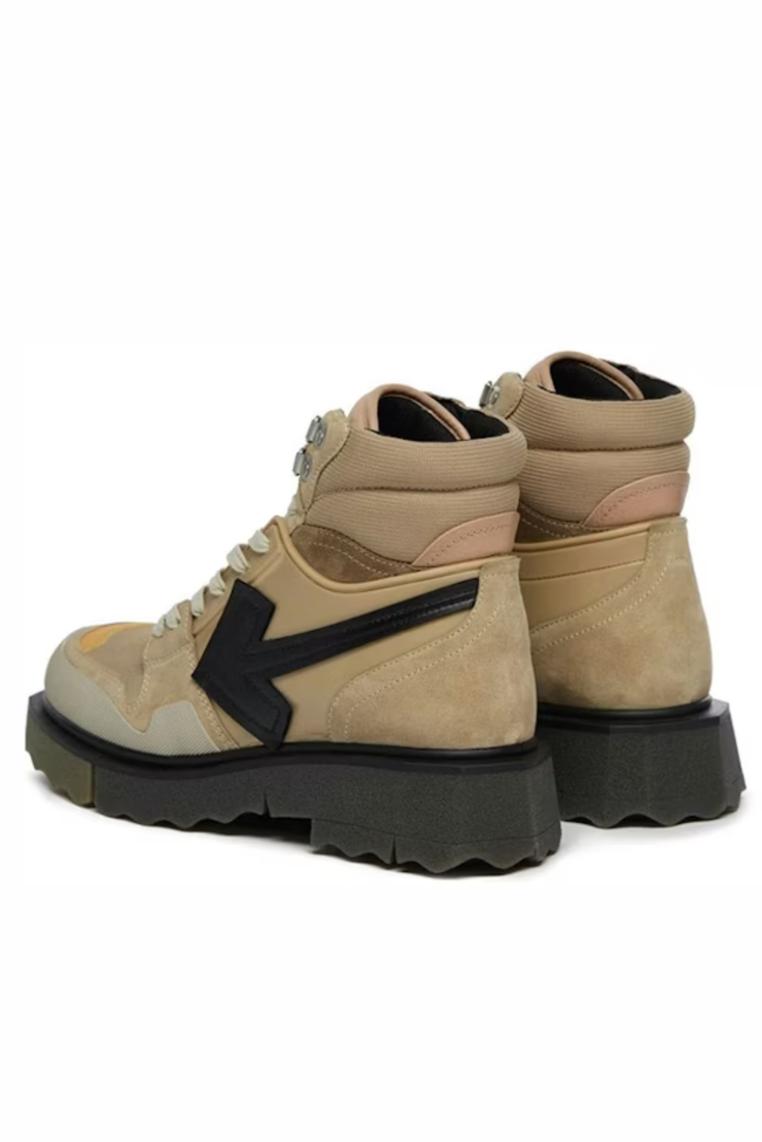 Off-White Hiking Sneaker Boot Beige
