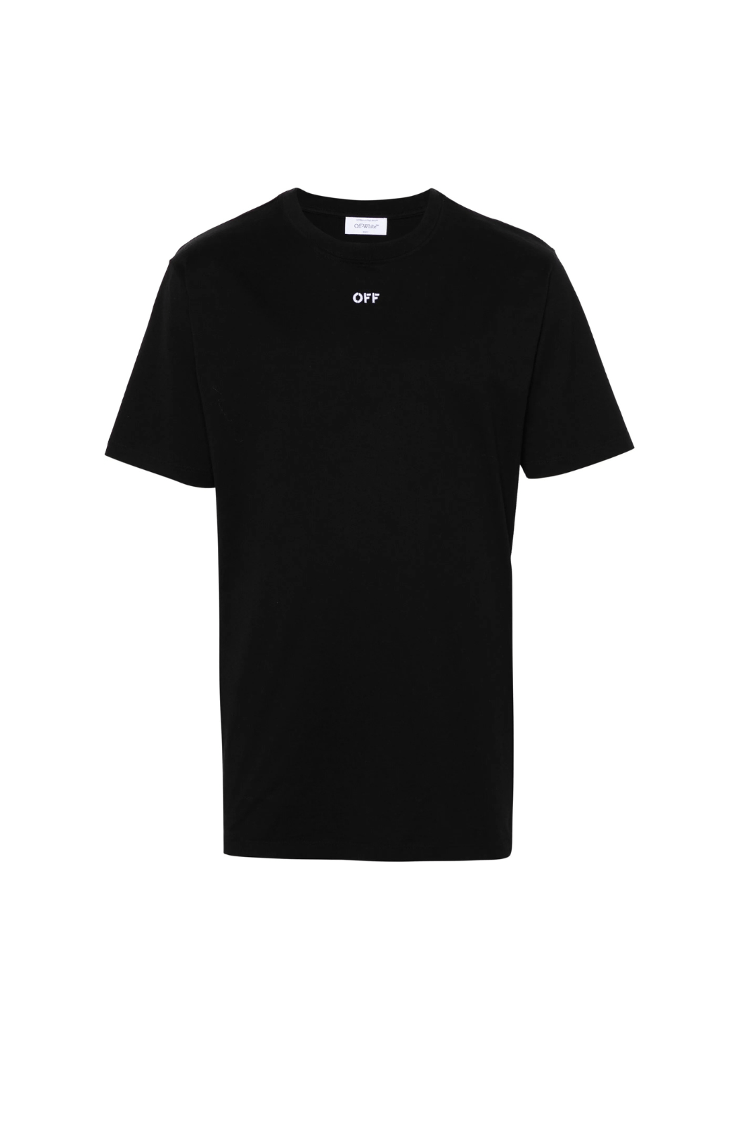 Off-White logo-embroidered cotton T-shirt