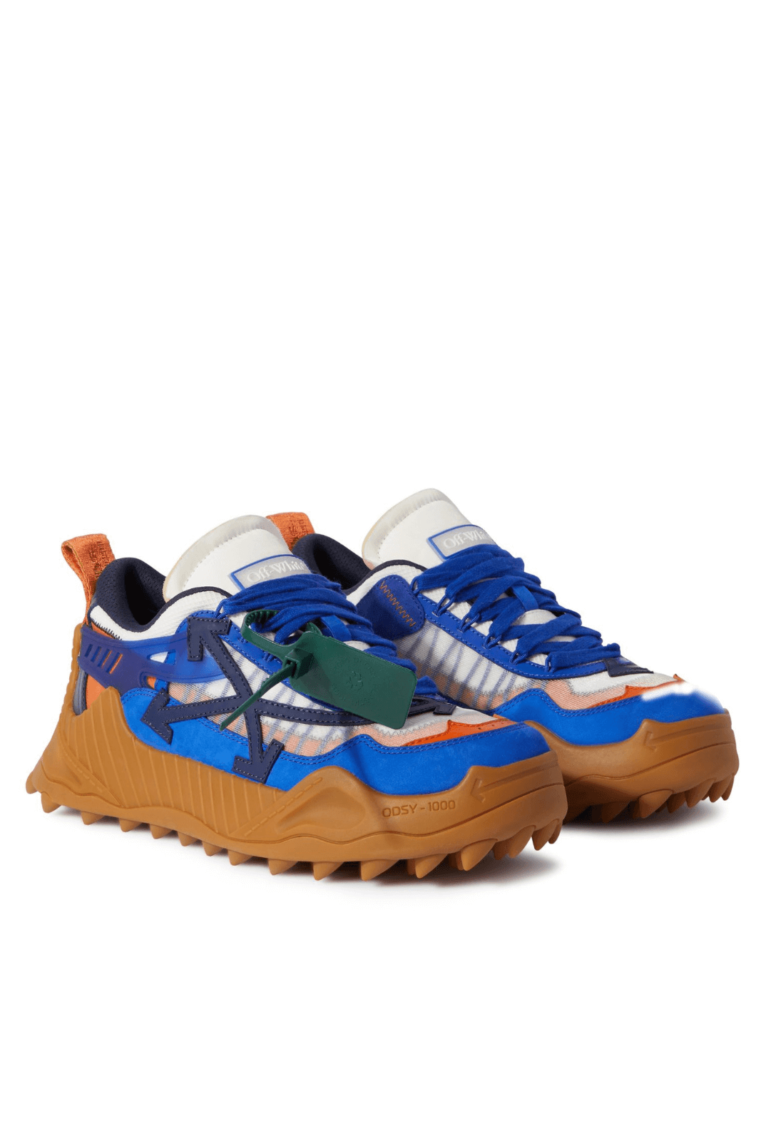 Off White Odsy 1000 White, brown and blue