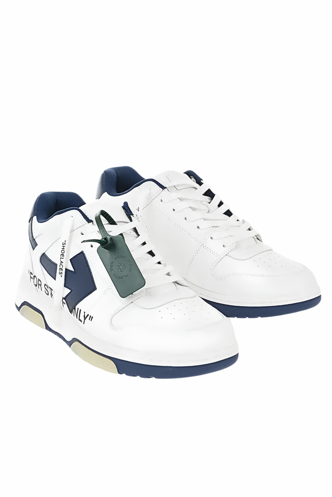 Off-White Out Of Office Men Low Tops For Staff Only White Blue