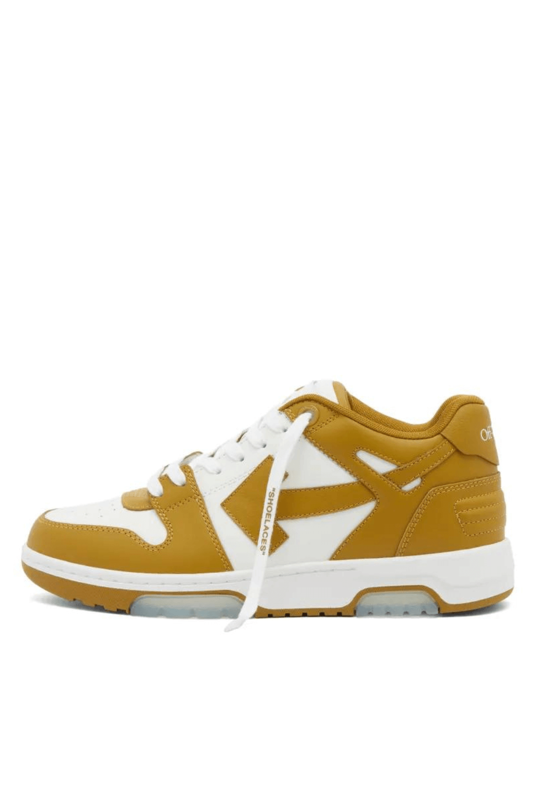 Off-White Out Of Office Calf Leather Sneakers Brown/ White