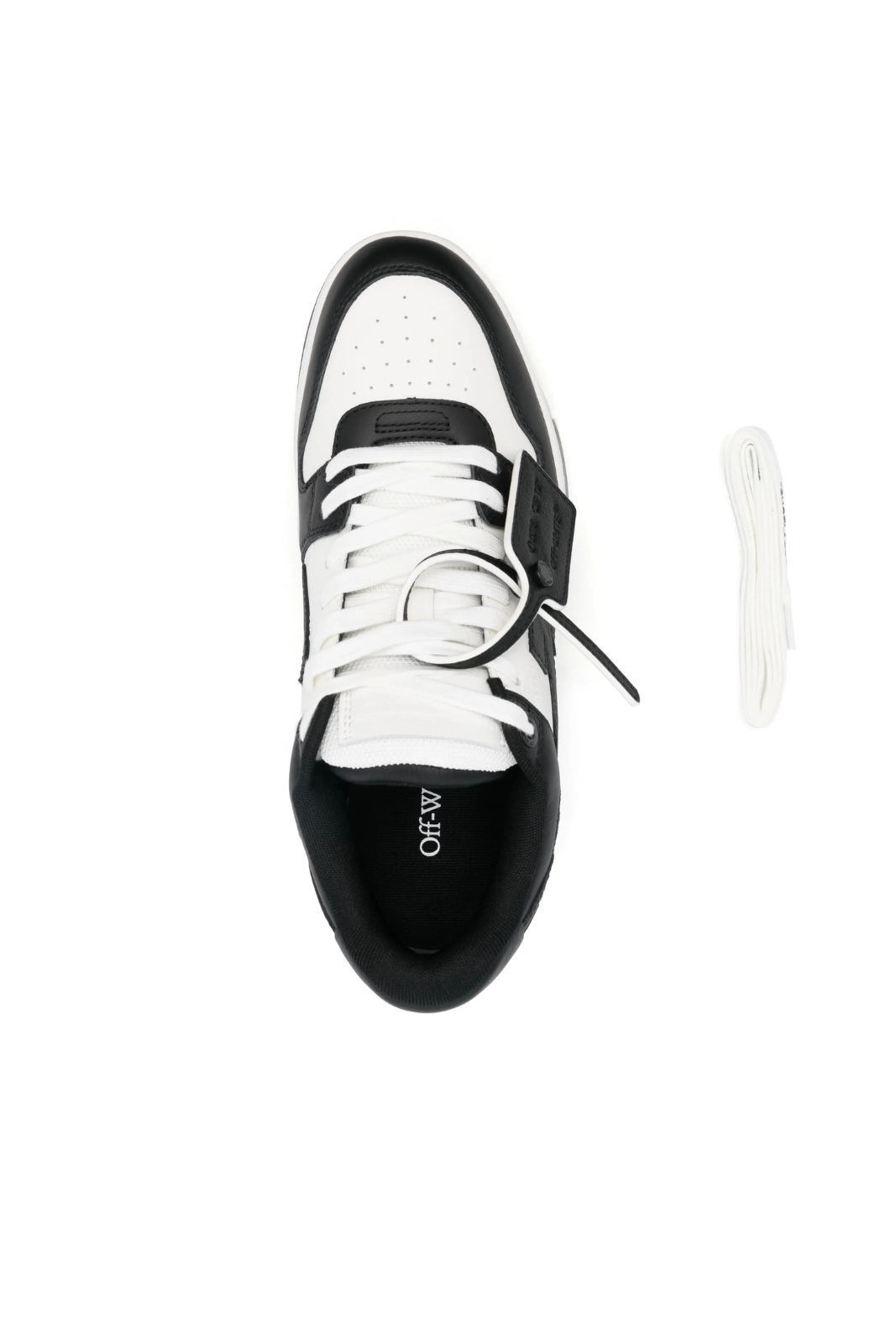 Off-White Out Of Office Black/White lace-up sneakers for men