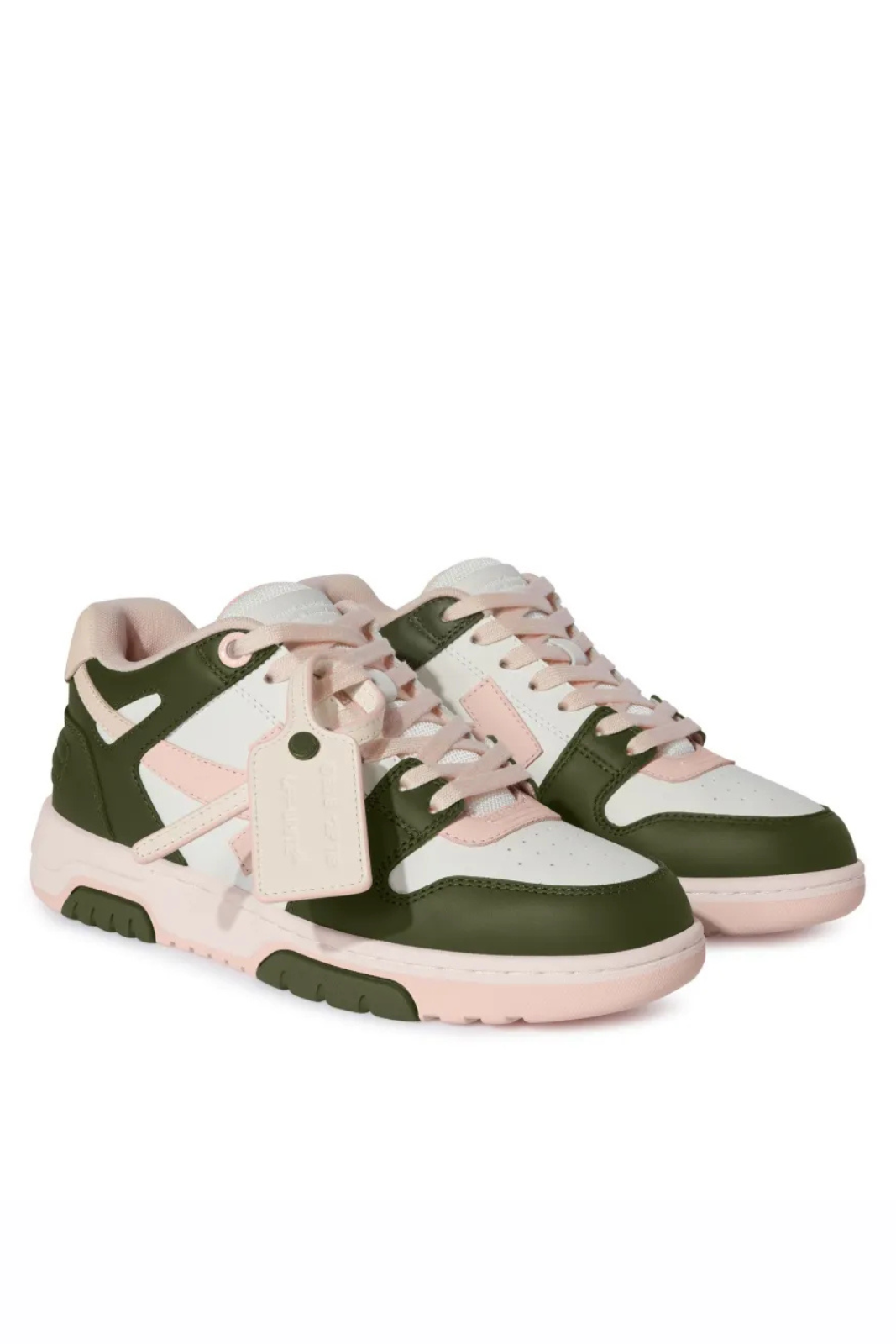 Off-White Out Of Office sneakers White Pink Khaki